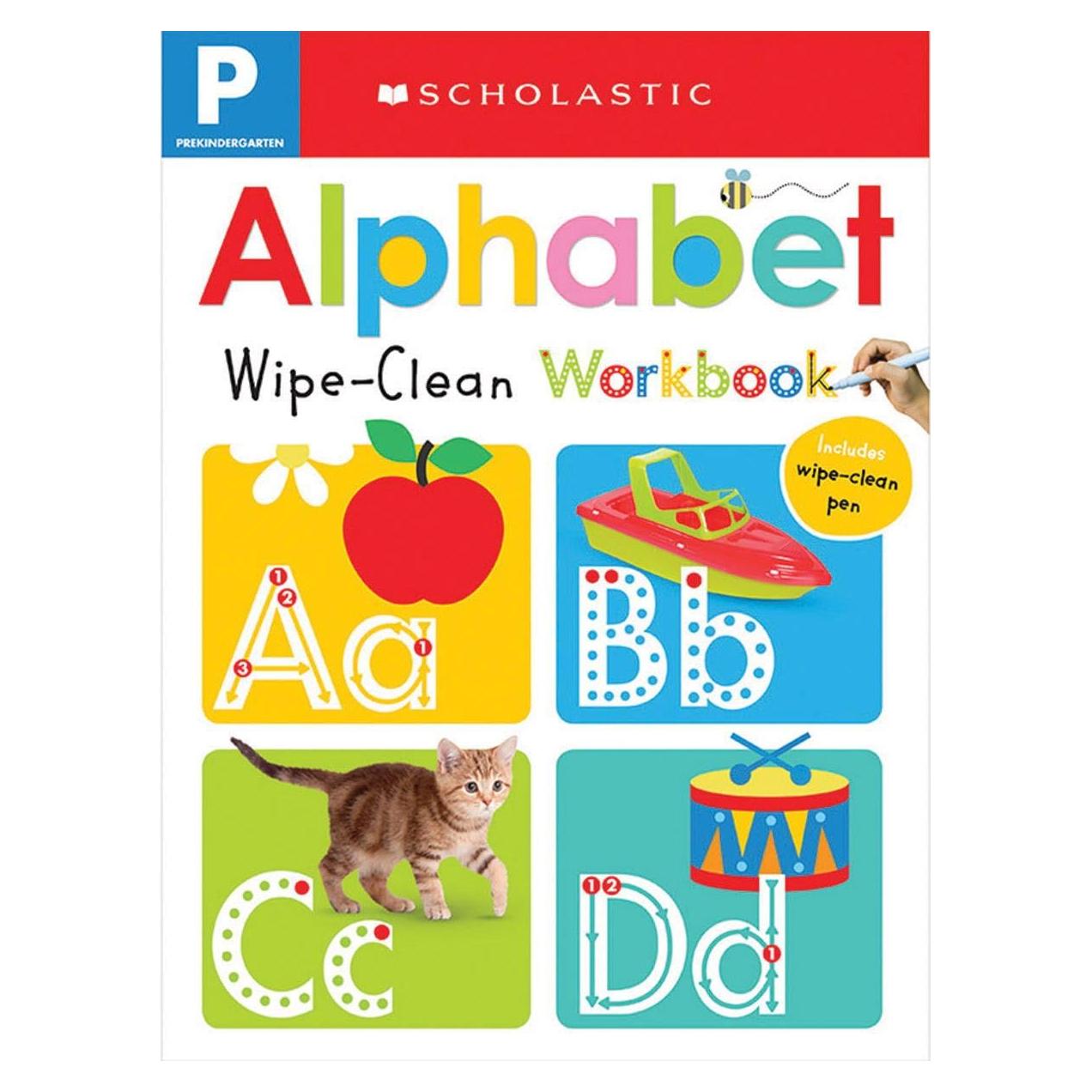 Pre-K Alphabet Wipe-Clean Workbook: Scholastic Early Learners (Wipe-Clean)