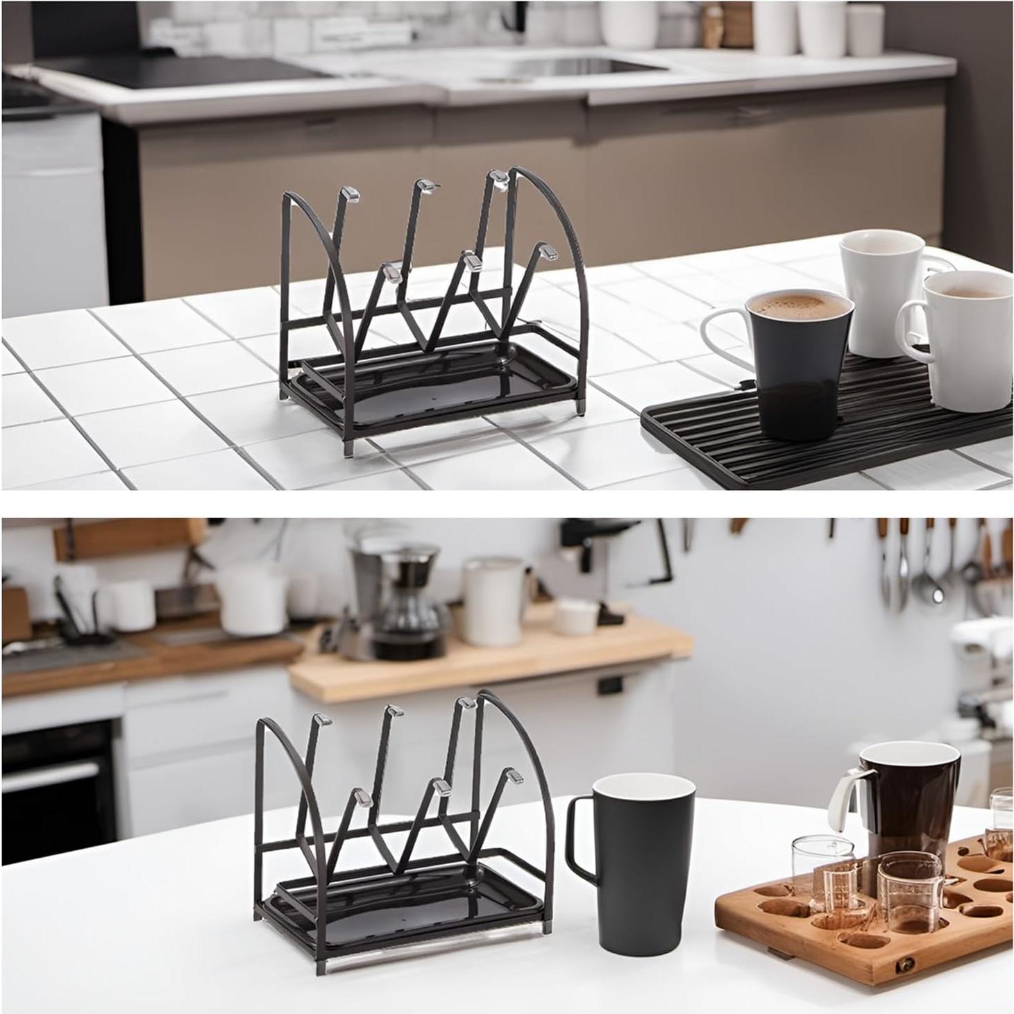 Soporte para Secado de Botellas de Vidrio RHBLME con Bandeja Drenaje