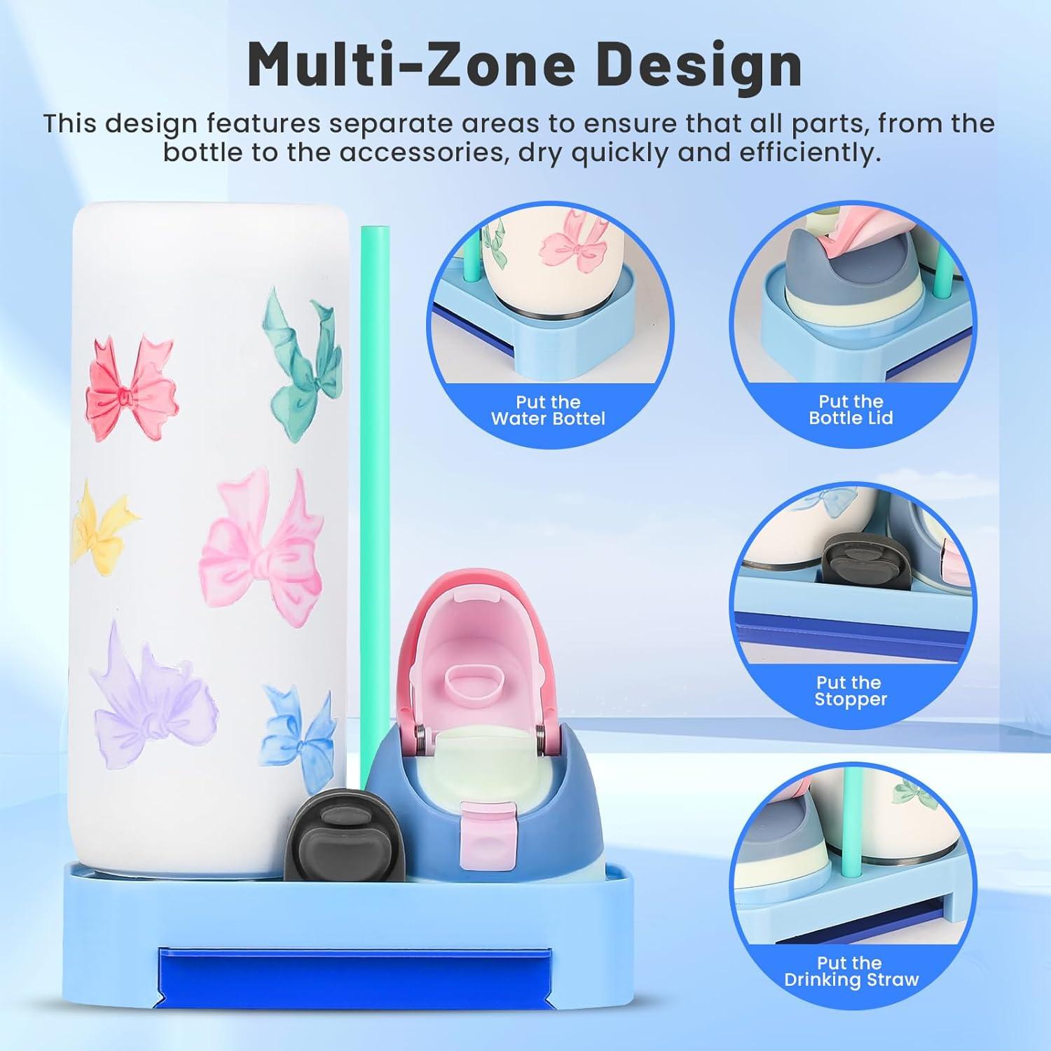 Soporte Secado Botellas Owala Kaitiaki Azul 24/32/40oz