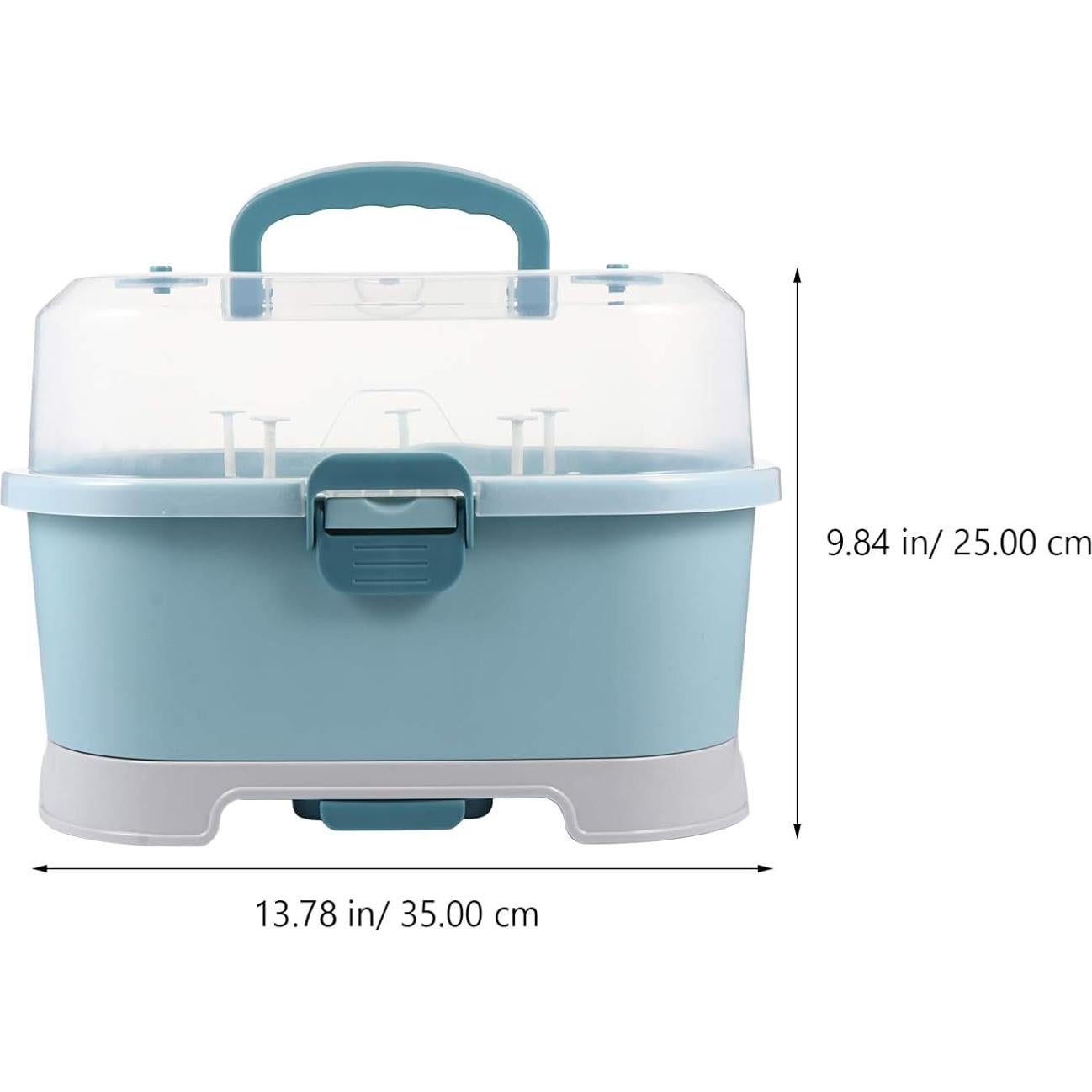 Secador de Biberones Portátil Toyvian 35x25cm PP