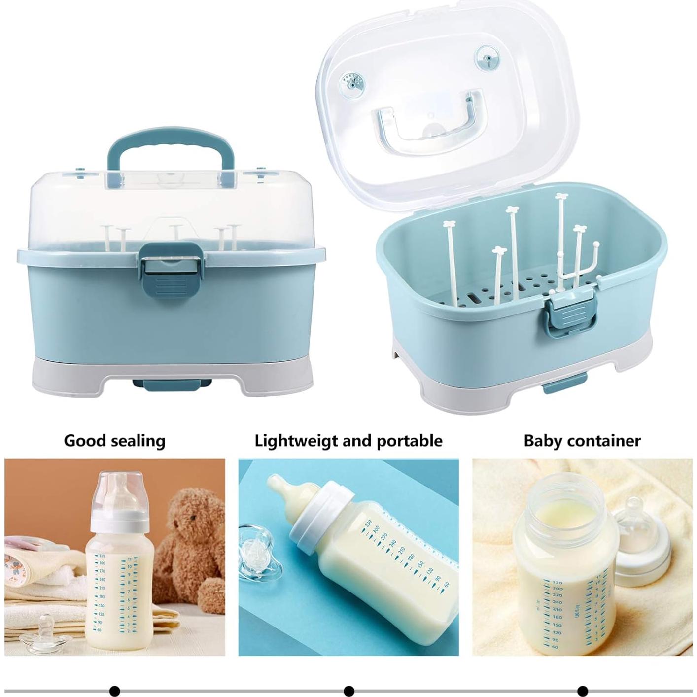 Secador de Biberones Portátil Toyvian 35x25cm PP