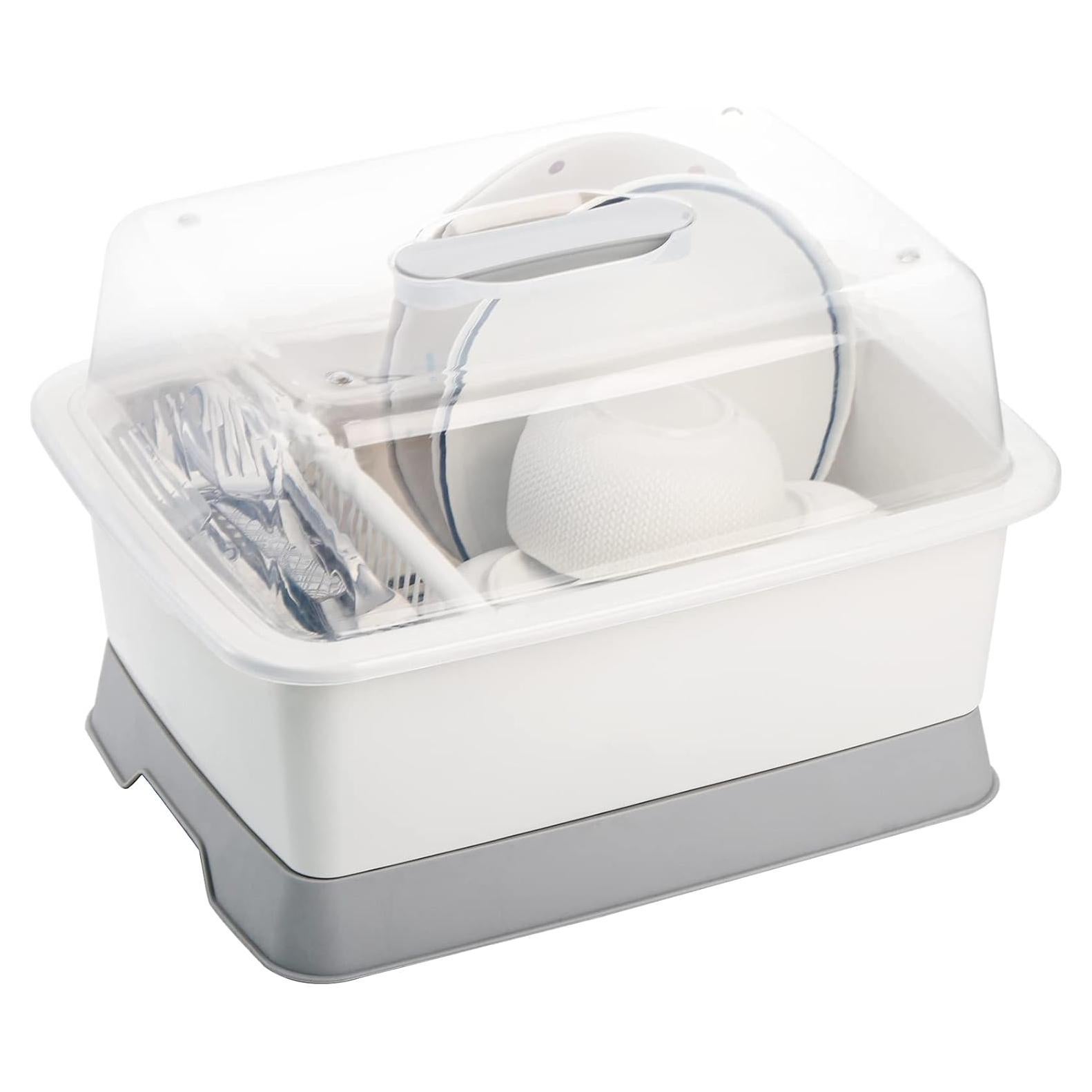 Escurridor de Platos Lyellfe Blanco con Bandeja Drenaje 38.1x27.9cm