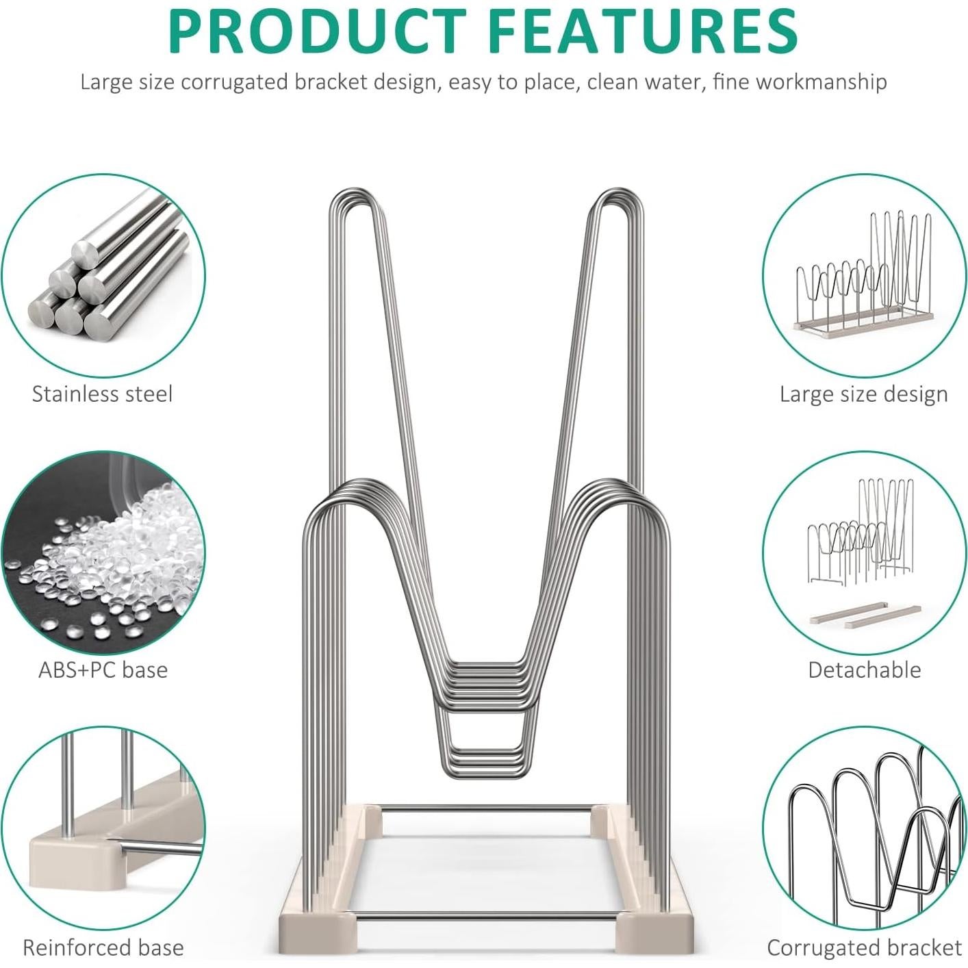 Soporte para Secar Bolsas Reutilizables SHILFID 35.1x12.7cm