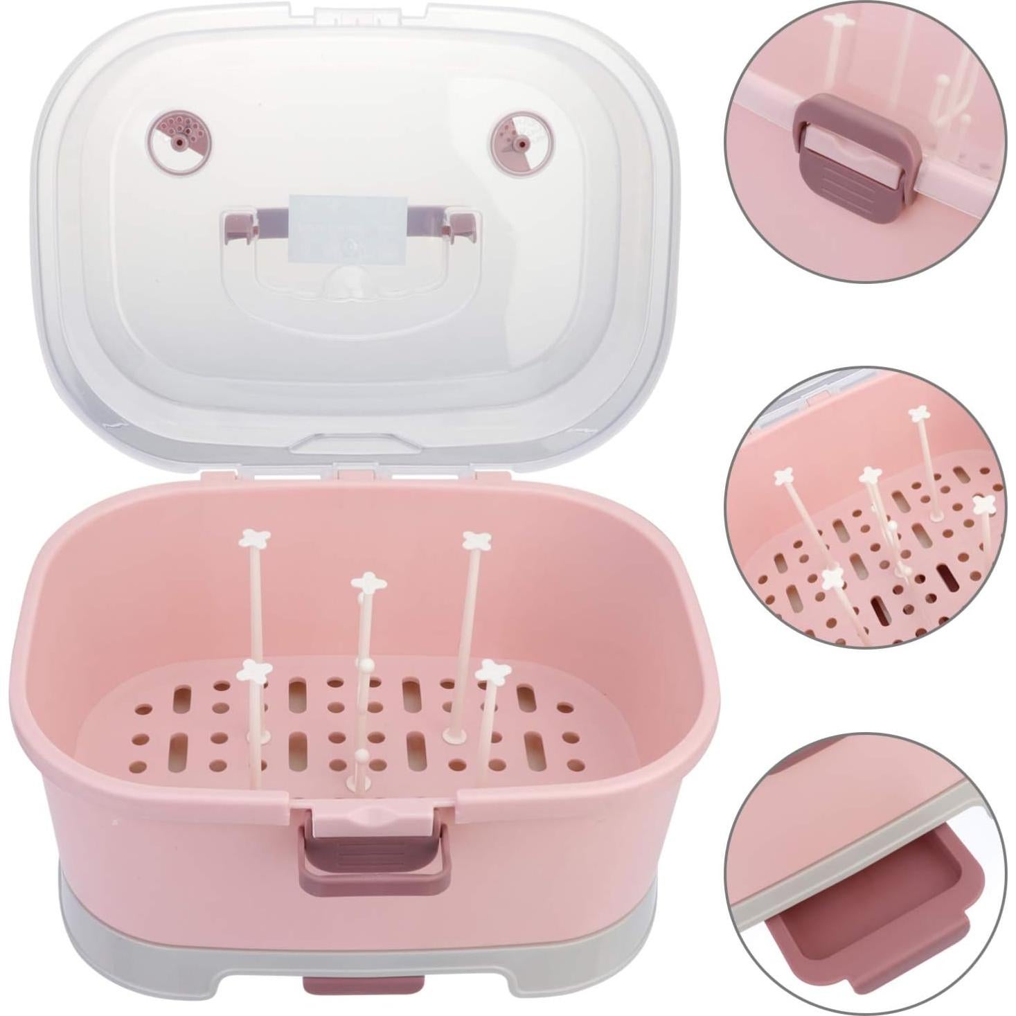 Organizador de Gabinete de Cocina Toyvian Estante Secado Botellas