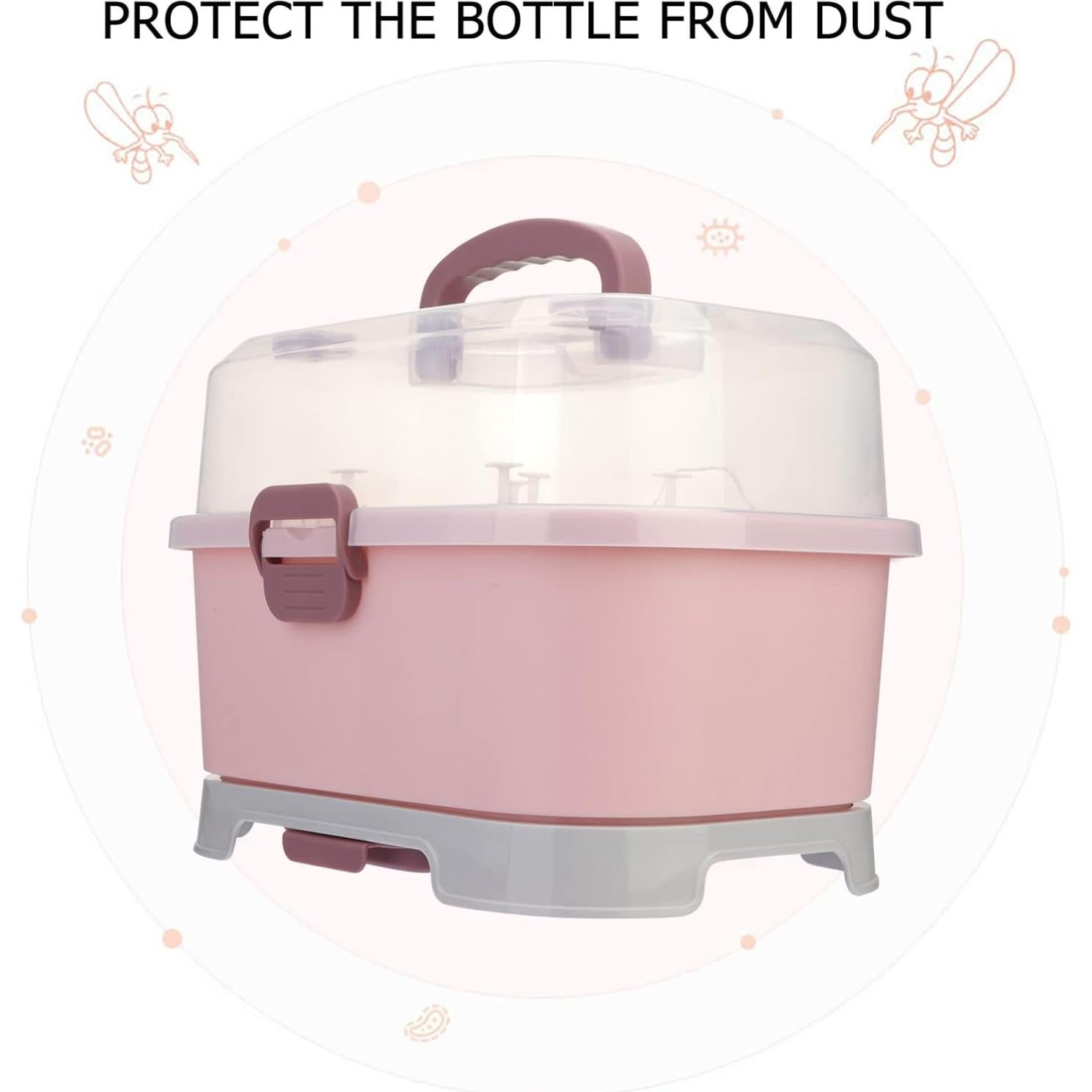 Organizador de Gabinete de Cocina Toyvian Estante Secado Botellas