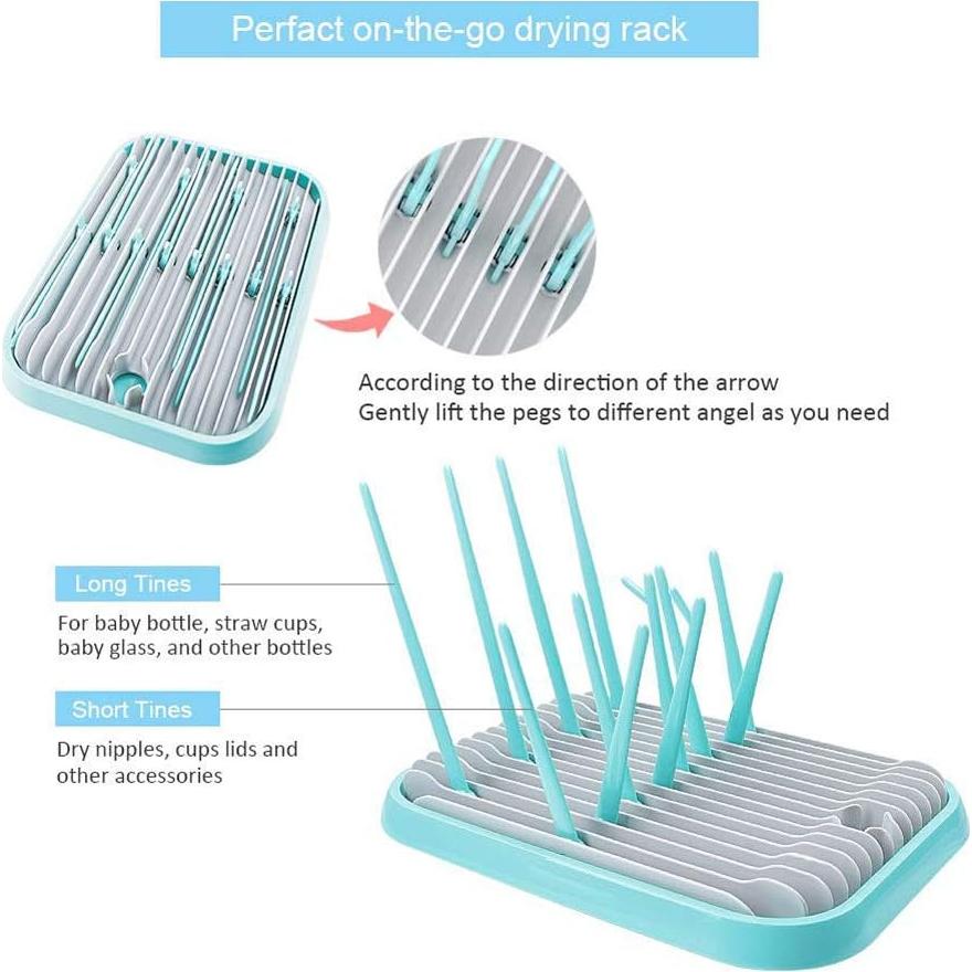 Estante Secador de Biberones Hestier Plegable 30x21.1 cm