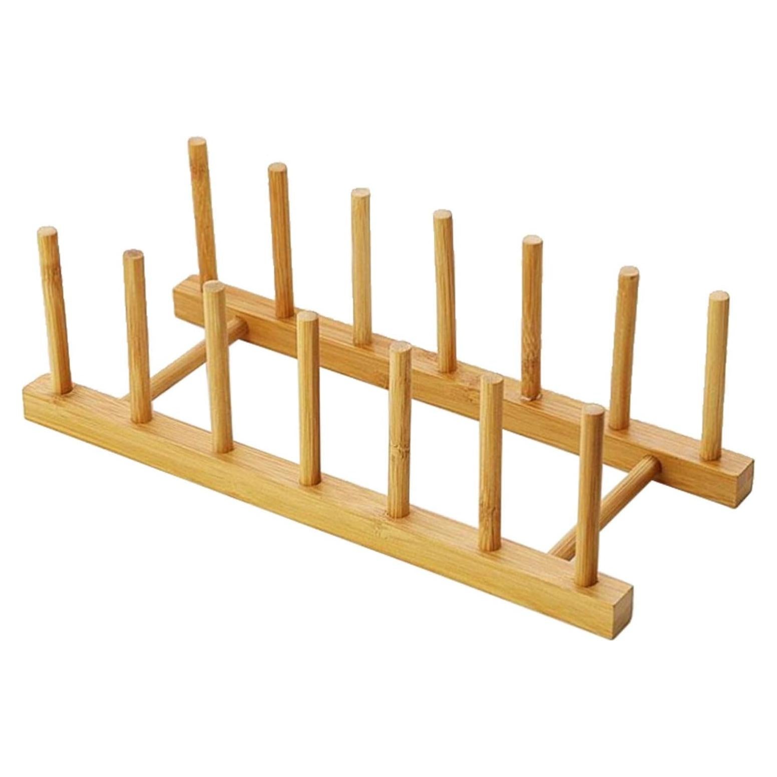 Organizador de Platos de Bambú Kunovo 30.48x12.7 cm