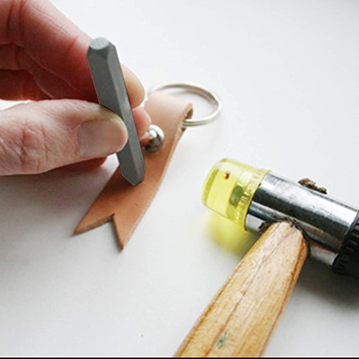 Juego de Sellos de Números Utoolmart 10mm Acero 45 para Joyería