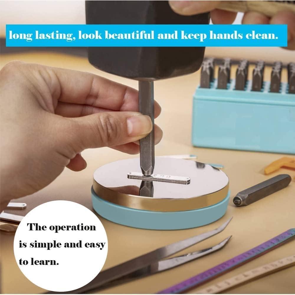 Juego de Sellos de Números Utoolmart 10mm Acero 45 para Joyería