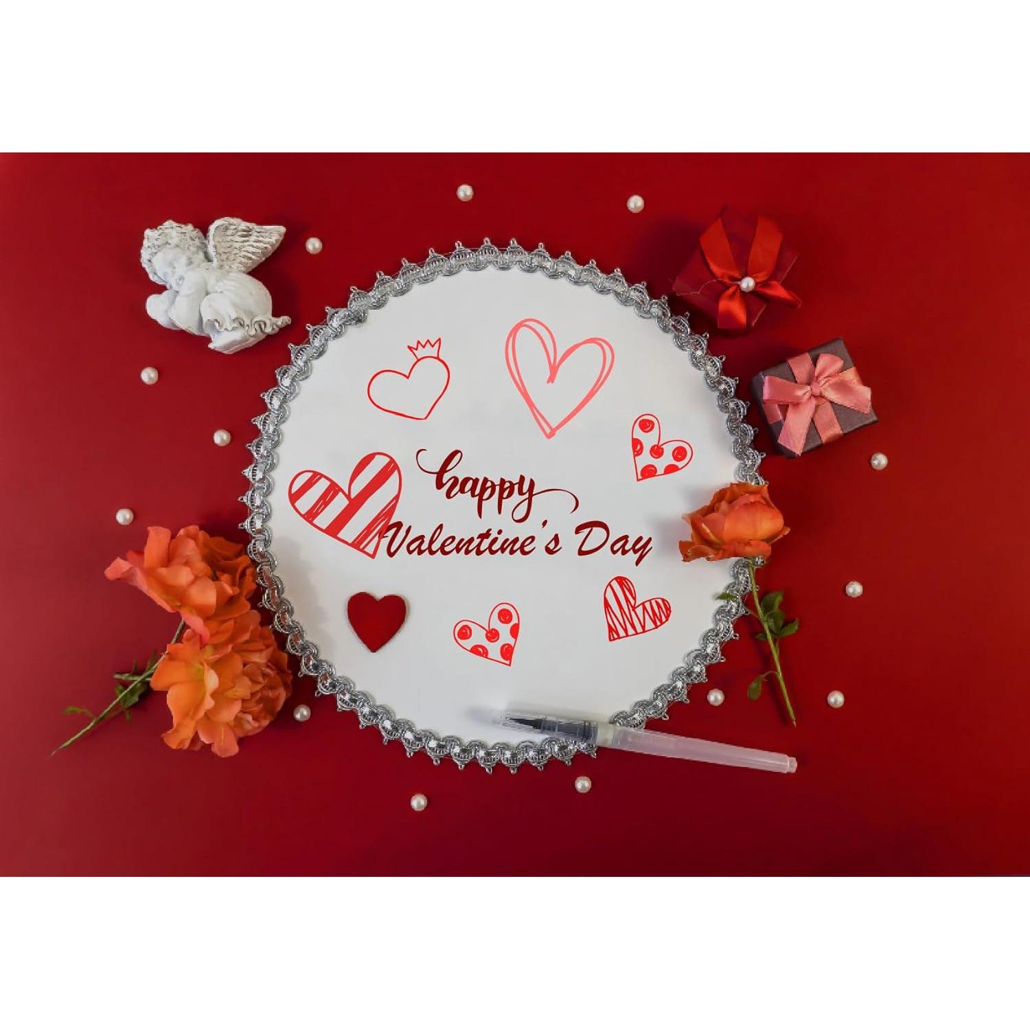 Conjunto de Sellos Transparentes Arbuya Corazones 14x18cm