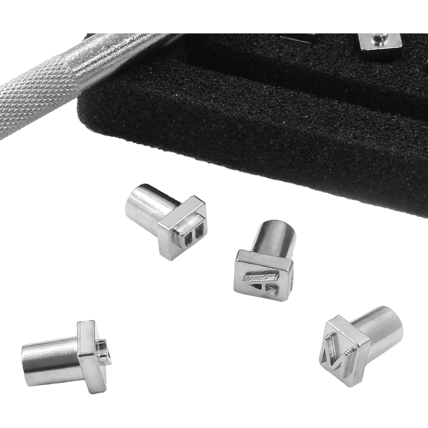 Conjunto de Sellos de Letras y Números Coufce 36 Piezas