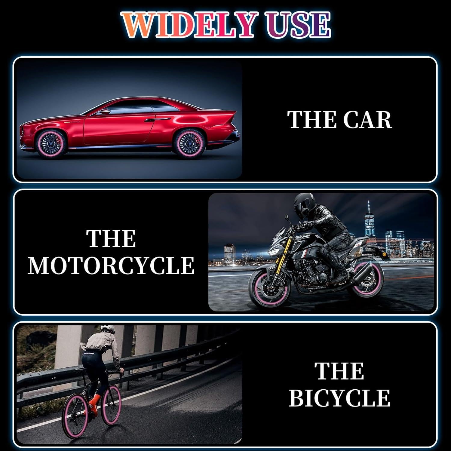 Tapas de Válvula de Neumático Lymocsu 8 Piezas Rosa