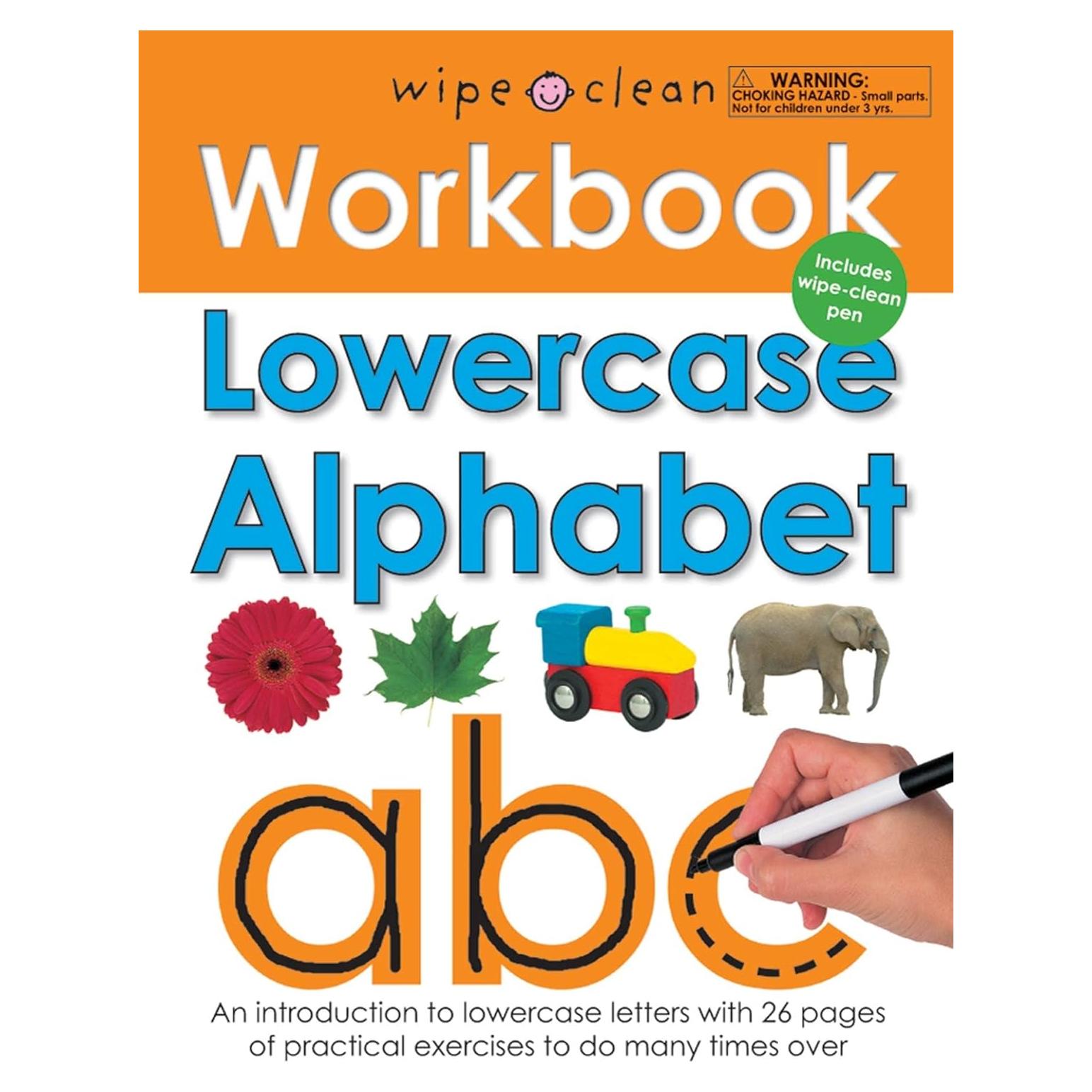 Wipe Clean Workbook Lowercase Alphabet: Includes Wipe-Clean Pen (Wipe Clean Learning Books)