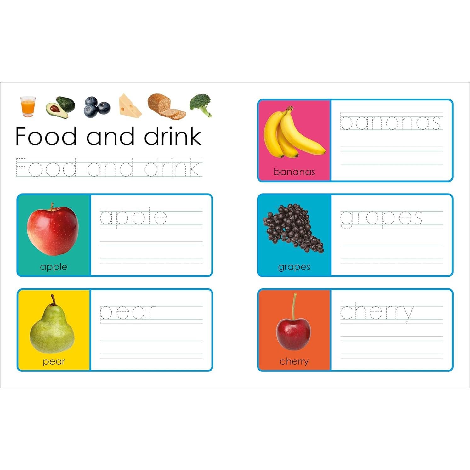 Wipe Clean: First 100 Words (Enclosed Spiral Binding): Includes Wipe Clean Pen (Wipe Clean Learning Books)