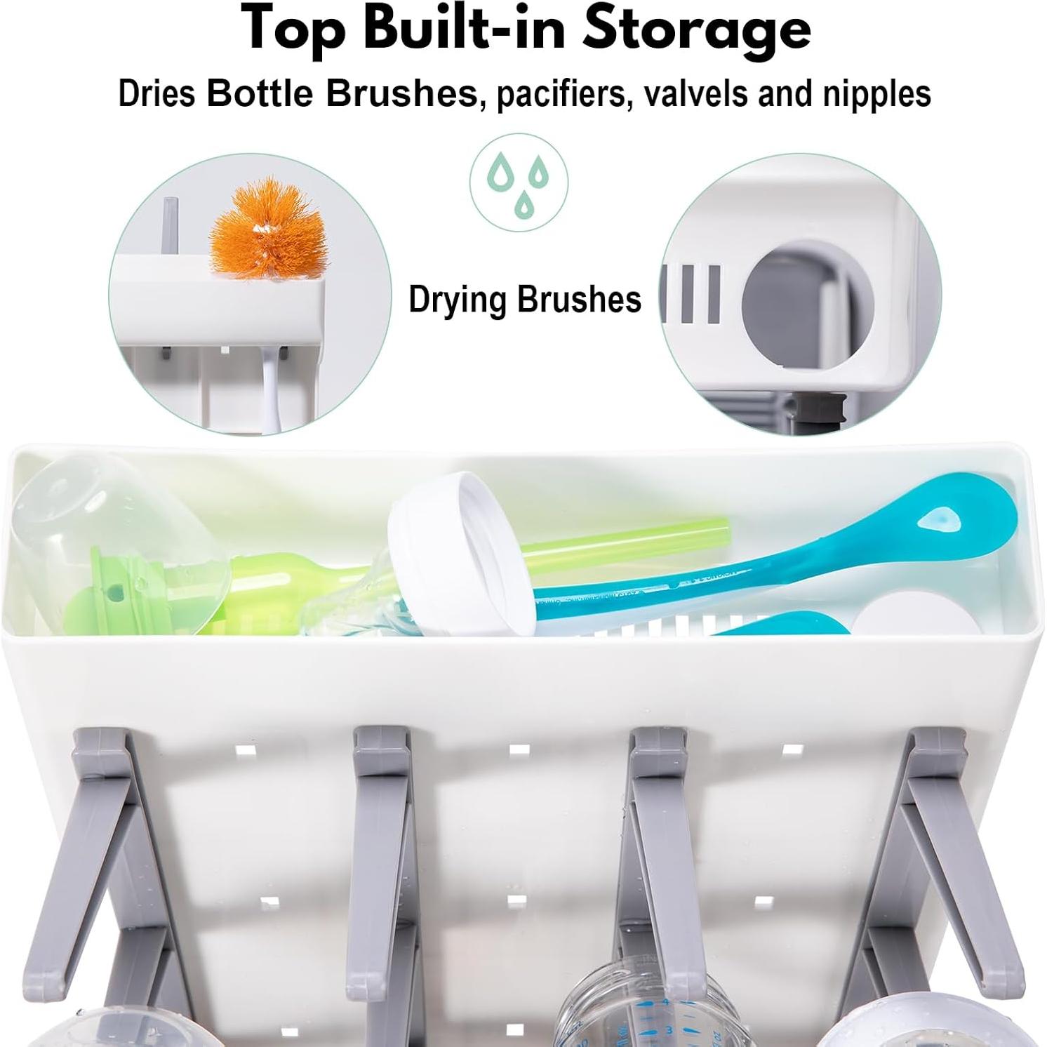 Soporte de Secado Vertical para Botellas Dersyer 001 Gris