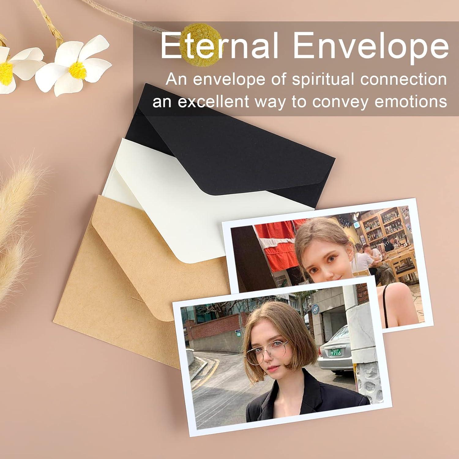 Paquete de 100 Sobres Mini Blancos 10.16x6.99cm Amassan