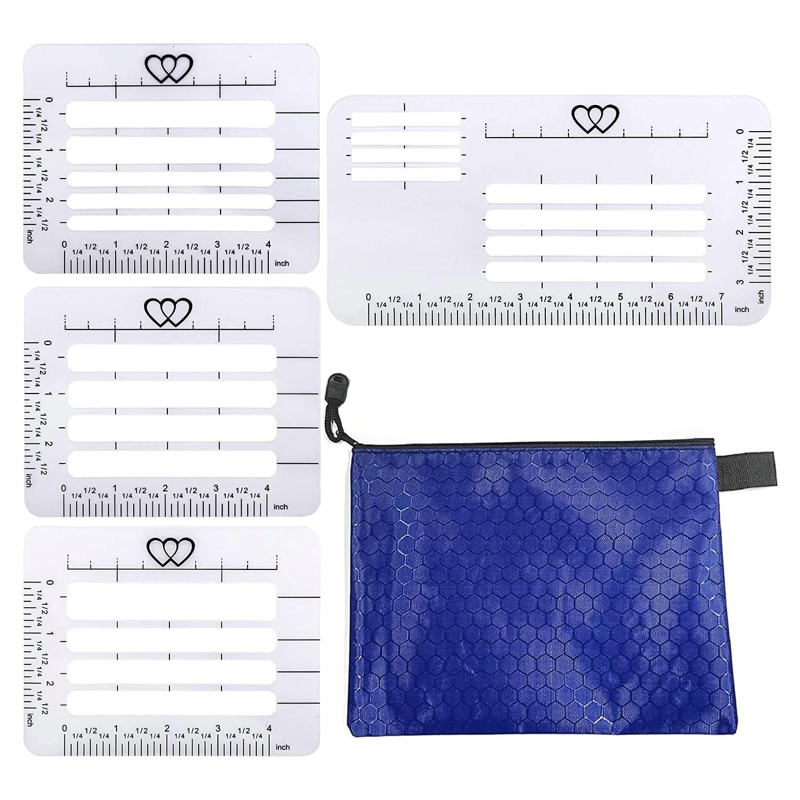 Plantillas de Guía para Sobres CARD DEVIL - 4 Piezas