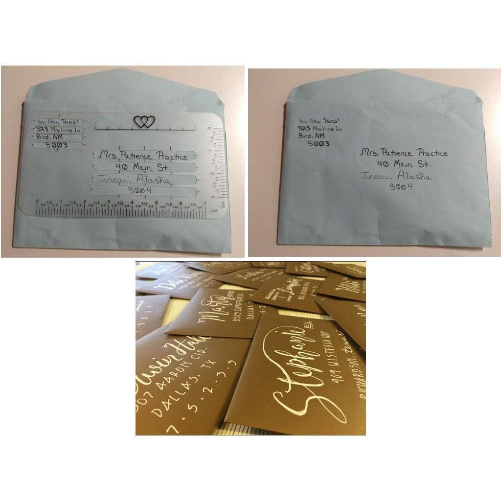 Plantillas de Guía para Sobres CARD DEVIL - 4 Piezas