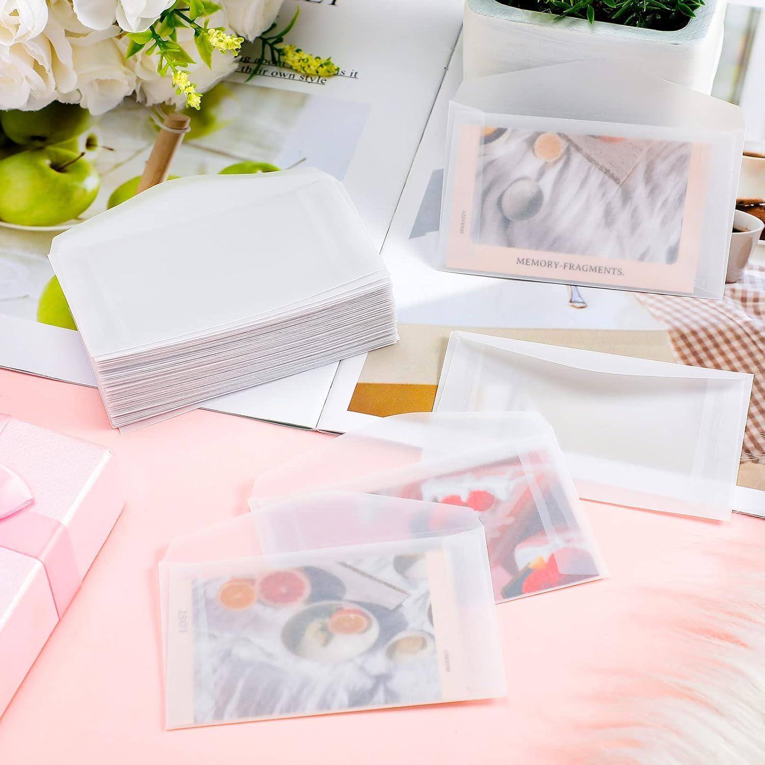 100 Sobres de Cristal Geyee para Favor de Boda 11.3x6.9cm