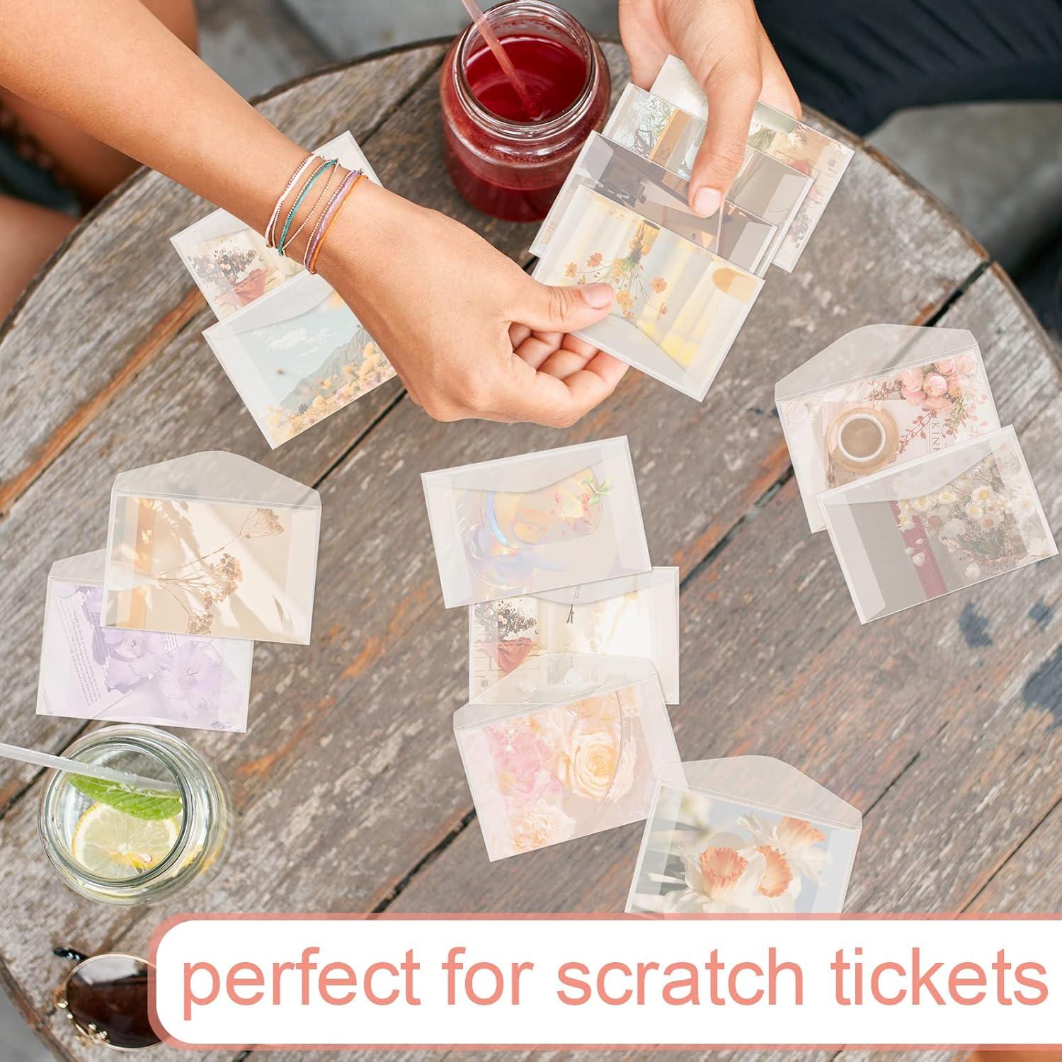 100 Sobres de Cristal Geyee para Favor de Boda 11.3x6.9cm