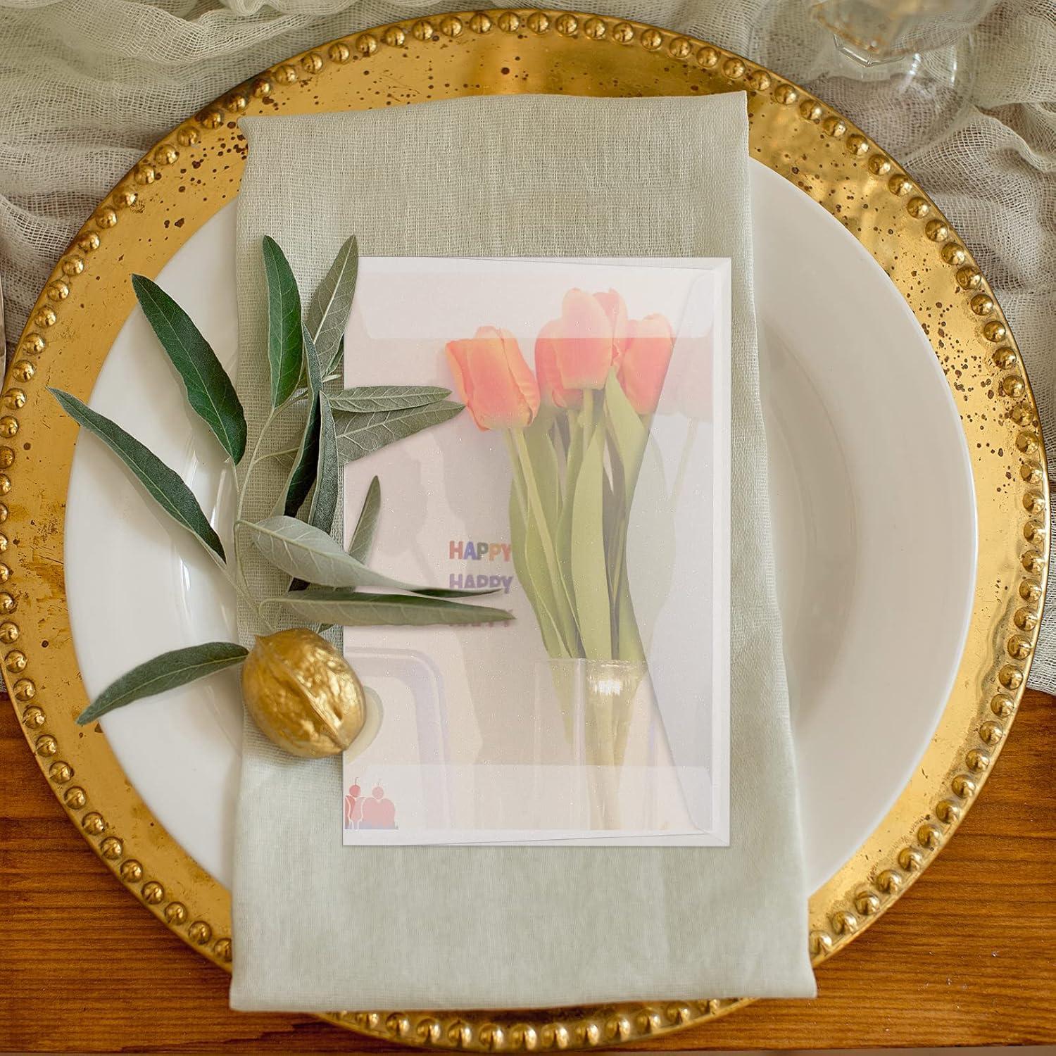 100 Sobres de Cristal Geyee para Favor de Boda 11.3x6.9cm