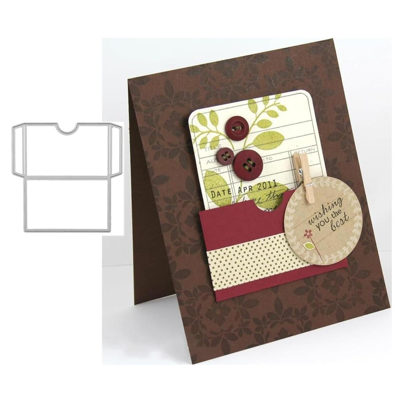 Troquel de Corte de Metal XMEI 8.3x6.1cm para Scrapbooking