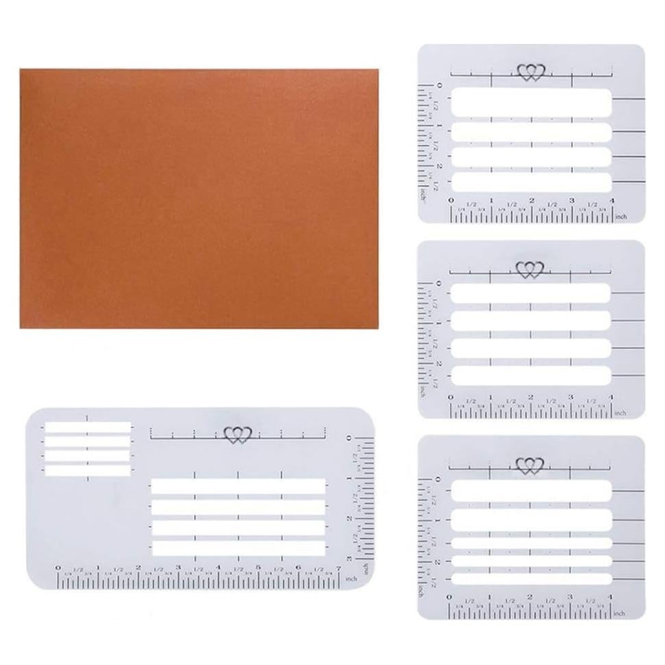 Plantillas de Guía de Dirección de Sobres Zbella - 4 Pcs