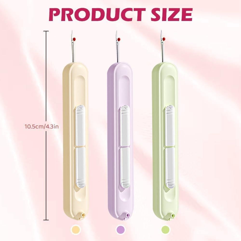 Desgarrador de Costura y Enhebrador CLRZOL 2 en 1 Púrpura