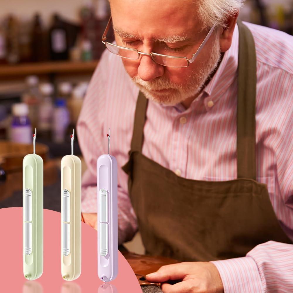 Desgarrador de Costura y Enhebrador CLRZOL 2 en 1 Púrpura