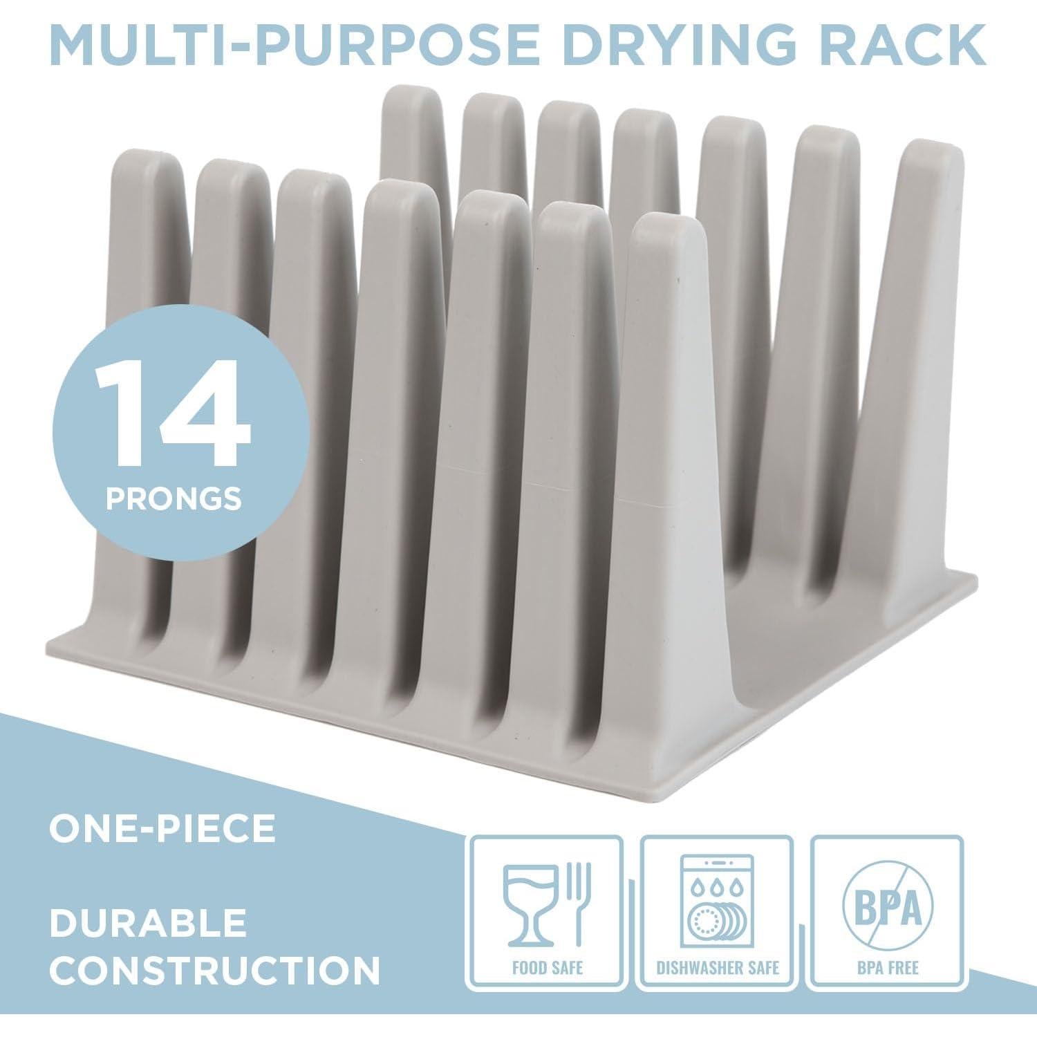 Soporte de Secado de Silicona Nordic By Nature - Gris Claro