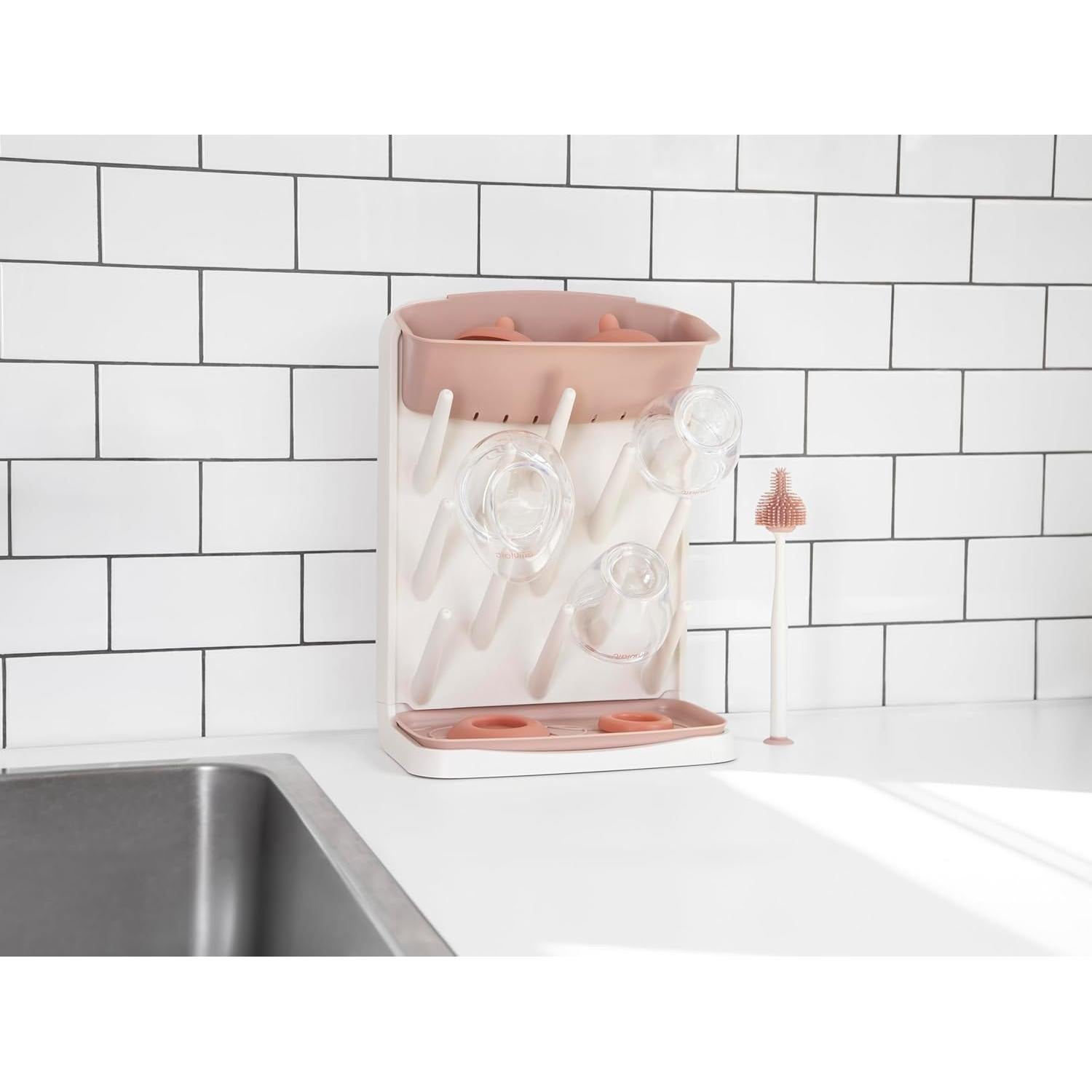 Estante de Secado Vertical Ubbi para Biberones - Ahorra Espacio