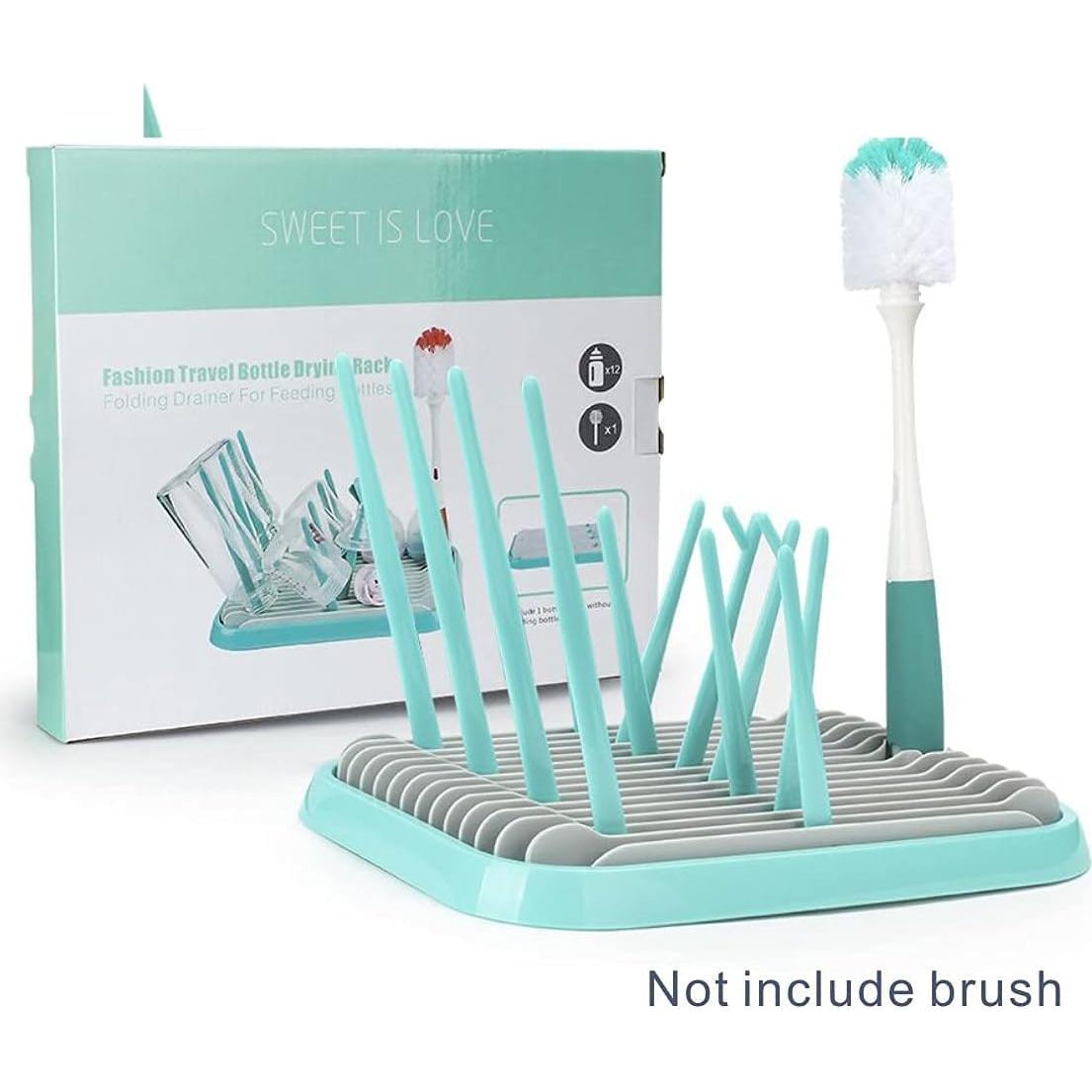 Soporte Plegable para Secar Biberones Altibrant Verde 12 Biberones