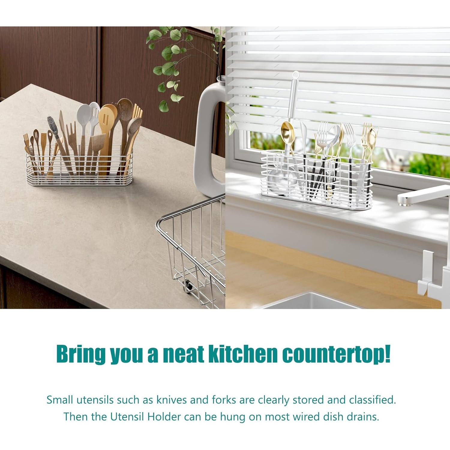 Escurridor de Platos NiuYichee Acero Inoxidable 304 Grande