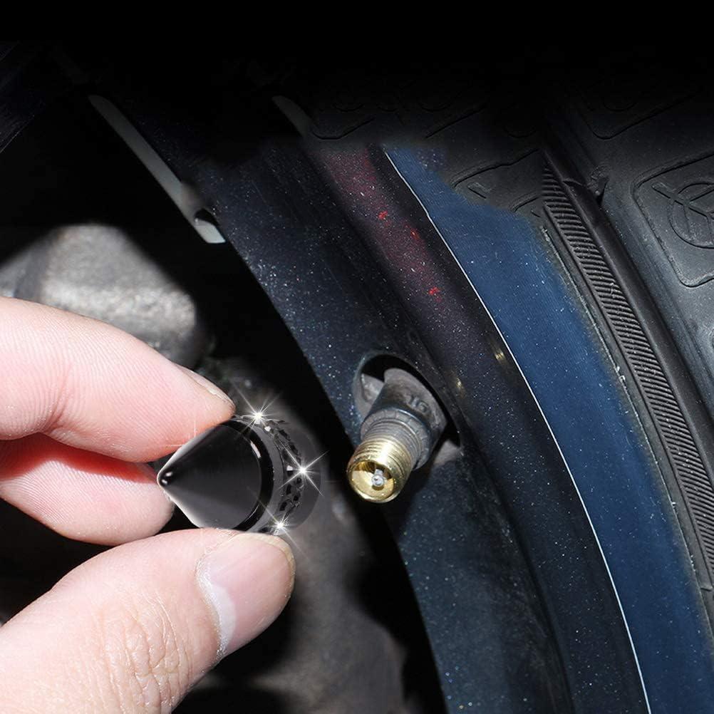 Tapa de Válvula de Neumático ToBeQueen, Paquete de 4, Brillante