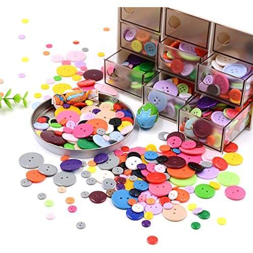 800 Botones de Resina Amersumer para Manualidades y Costura