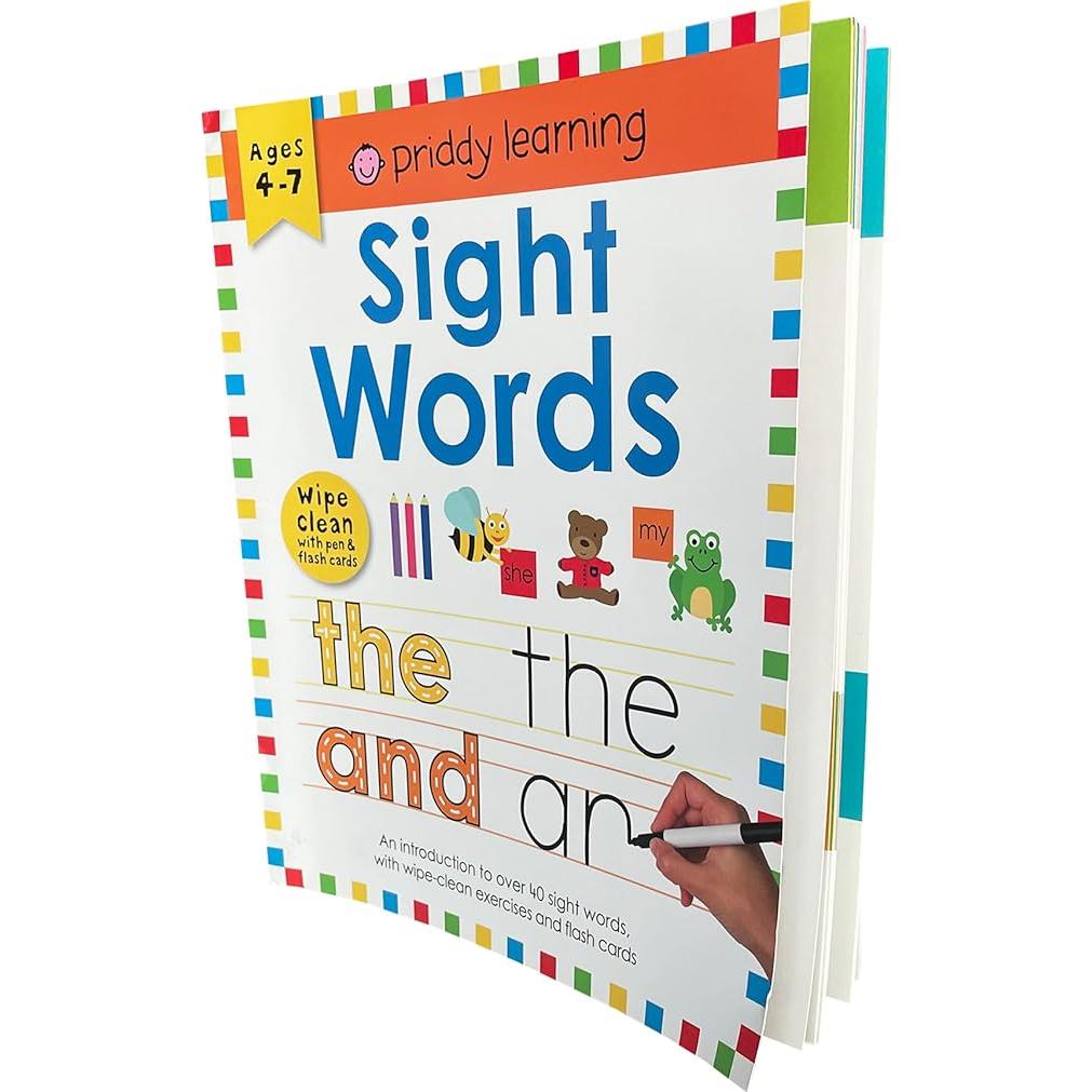 Wipe Clean Workbook: Sight Words (enclosed spiral binding): An introduction to sight words with practical exercises to do again and again (Wipe Clean Learning Books)