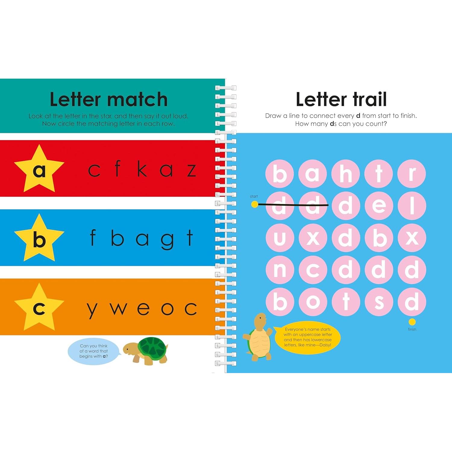 Wipe Clean Workbook: Lowercase Alphabet (enclosed spiral binding): An introduction to lowercase letters with practical exercises to do again and again (Wipe Clean Learning Books)