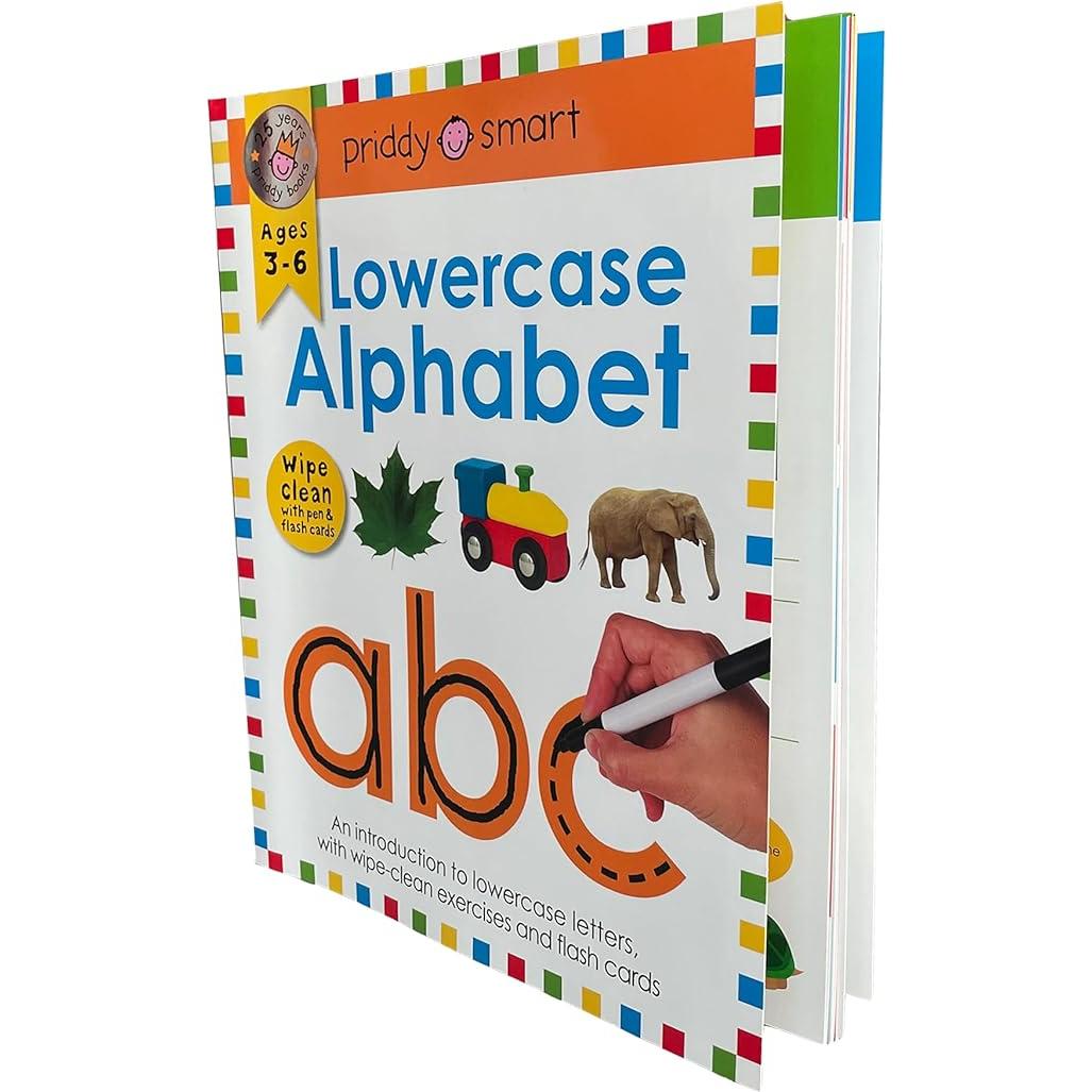 Wipe Clean Workbook: Lowercase Alphabet (enclosed spiral binding): An introduction to lowercase letters with practical exercises to do again and again (Wipe Clean Learning Books)