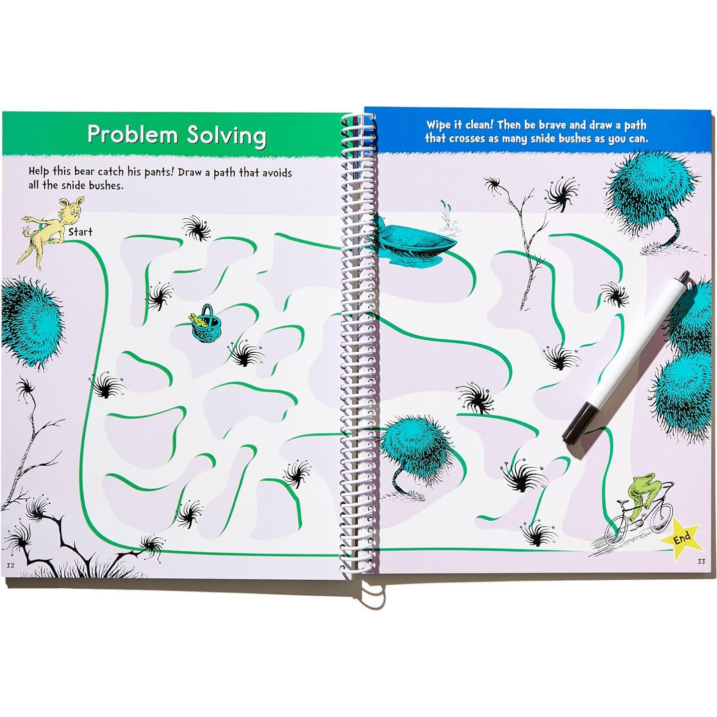 Dr. Seuss Wipe-Clean Workbook: Learning Fun: Activity Workbook for Ages 3-5 (Dr. Seuss Workbooks)