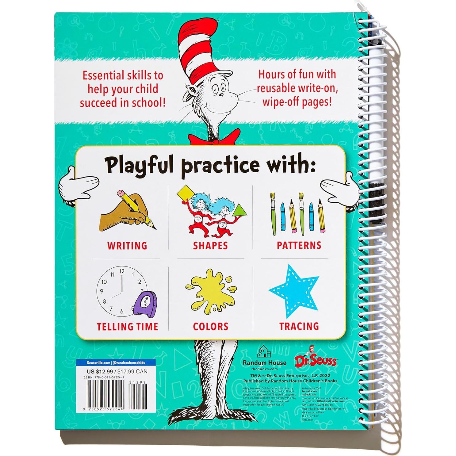Dr. Seuss Wipe-Clean Workbook: Learning Fun: Activity Workbook for Ages 3-5 (Dr. Seuss Workbooks)