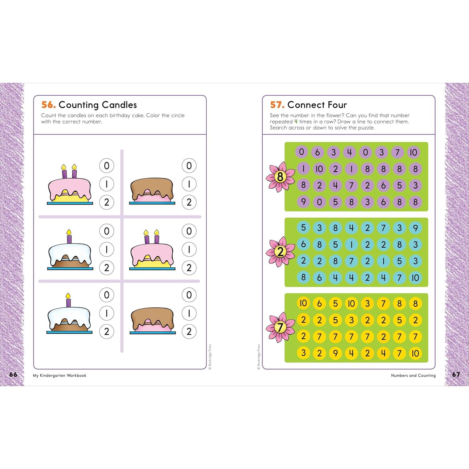 My Kindergarten Workbook: 101 Games and Activities to Support Kindergarten Skills, for Kids Ages 5-6 (My Workbook)