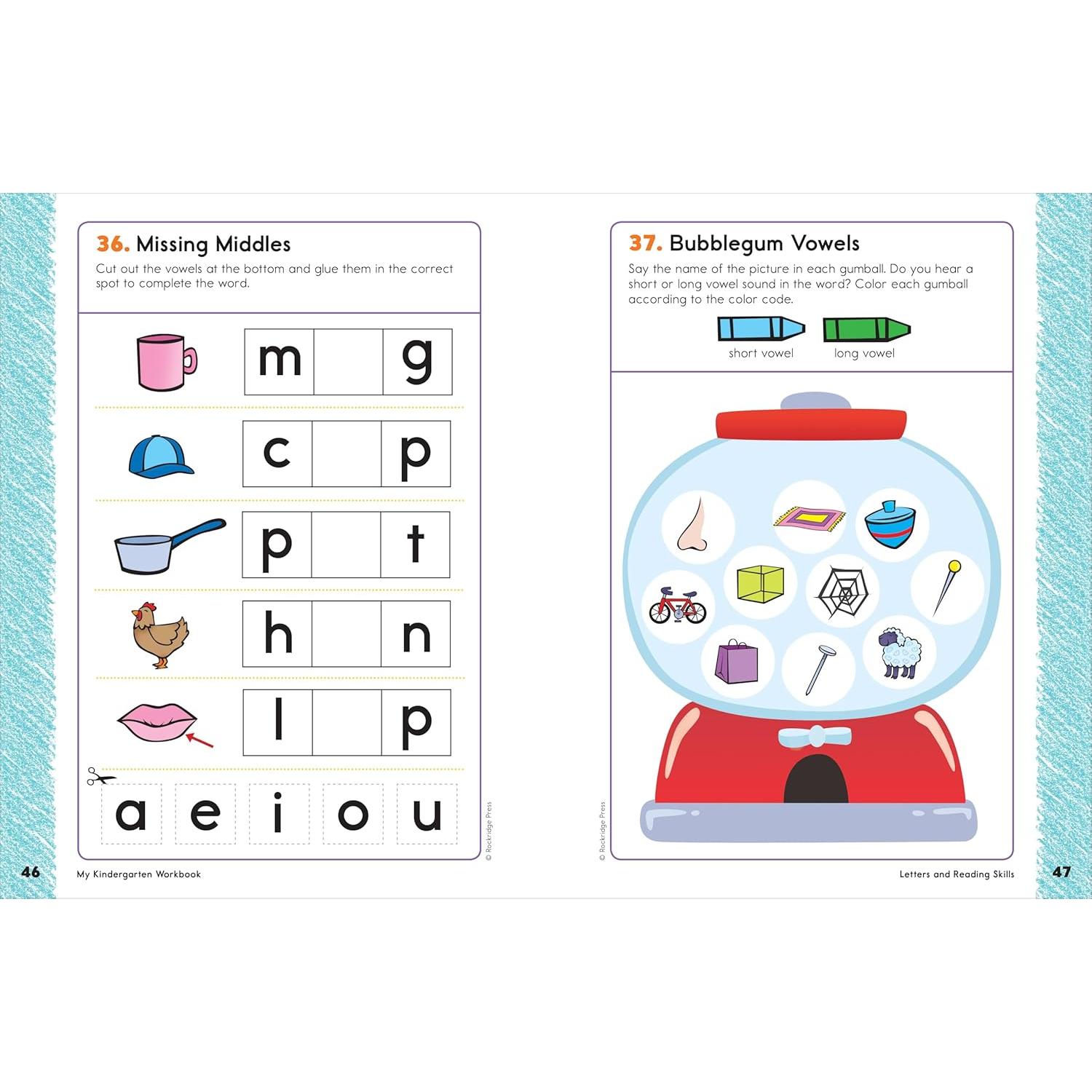 My Kindergarten Workbook: 101 Games and Activities to Support Kindergarten Skills, for Kids Ages 5-6 (My Workbook)