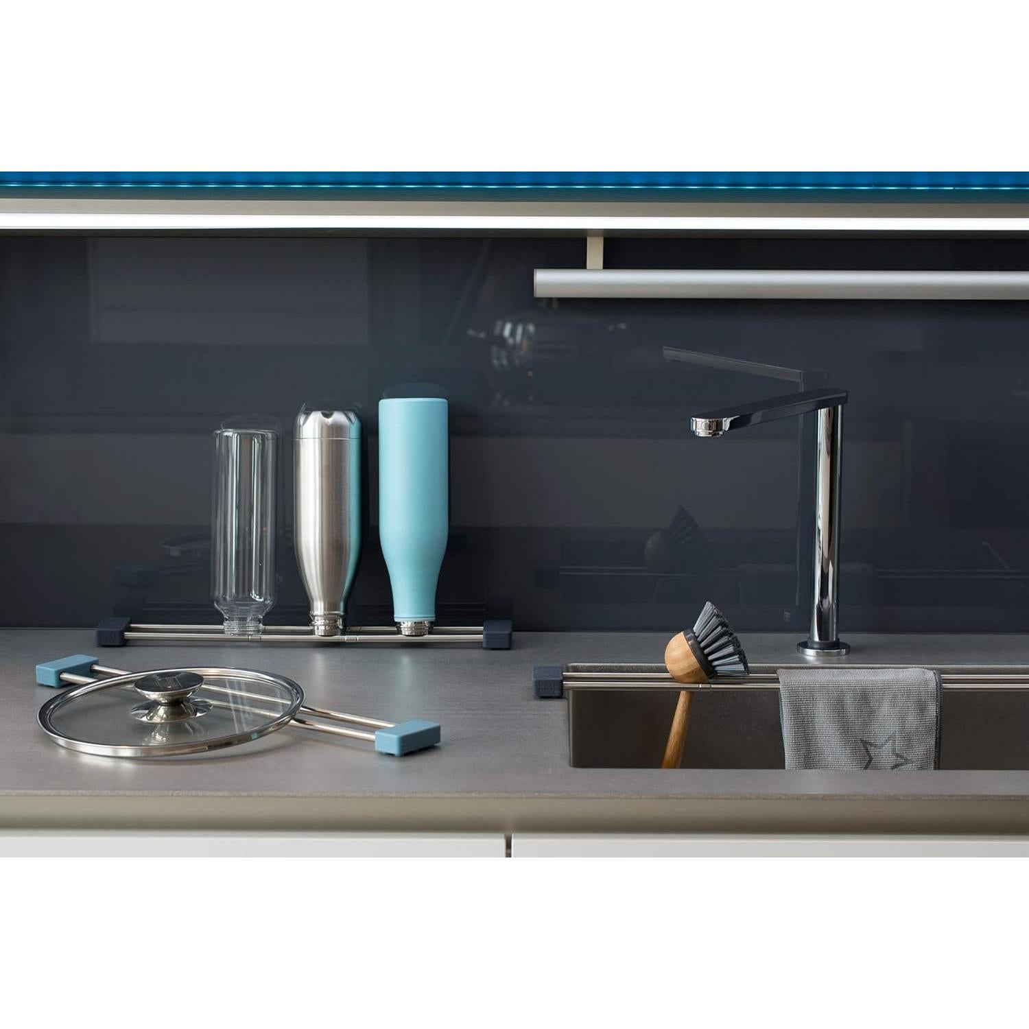 Bandeja de Goteo Ajustable Sanni Shoo - Estante de Cocina Multifuncional