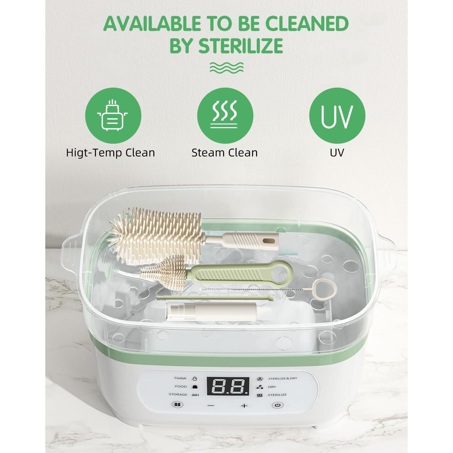 Set de Cepillos para Biberones 7 en 1 FURNIPLAS Verde