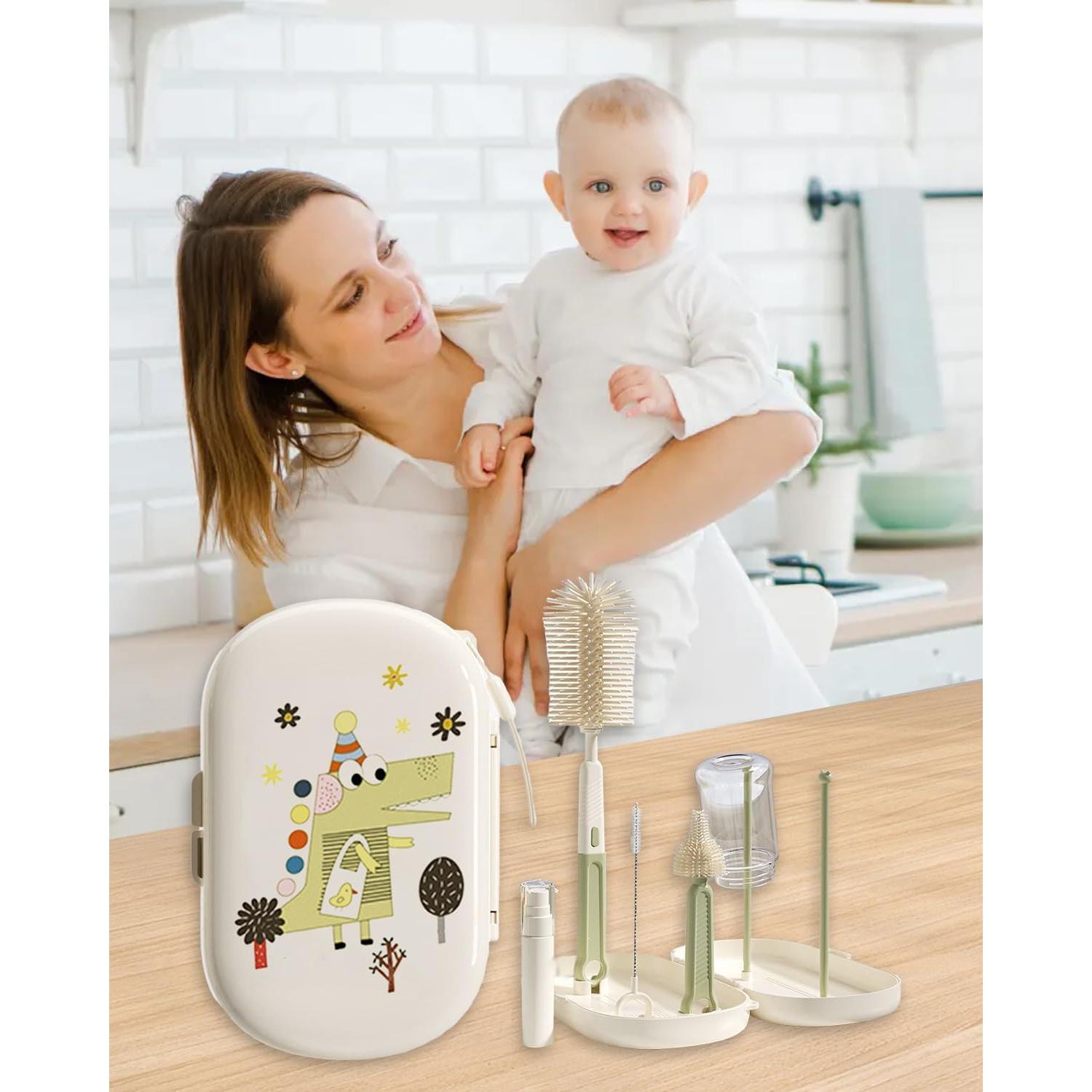 Set de Cepillos para Biberones 7 en 1 FURNIPLAS Verde