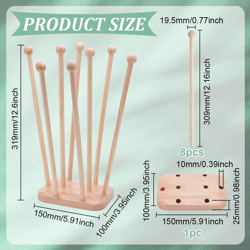 Soporte para Secar Bolsas Reutilizables BENECREAT 100x150x319mm