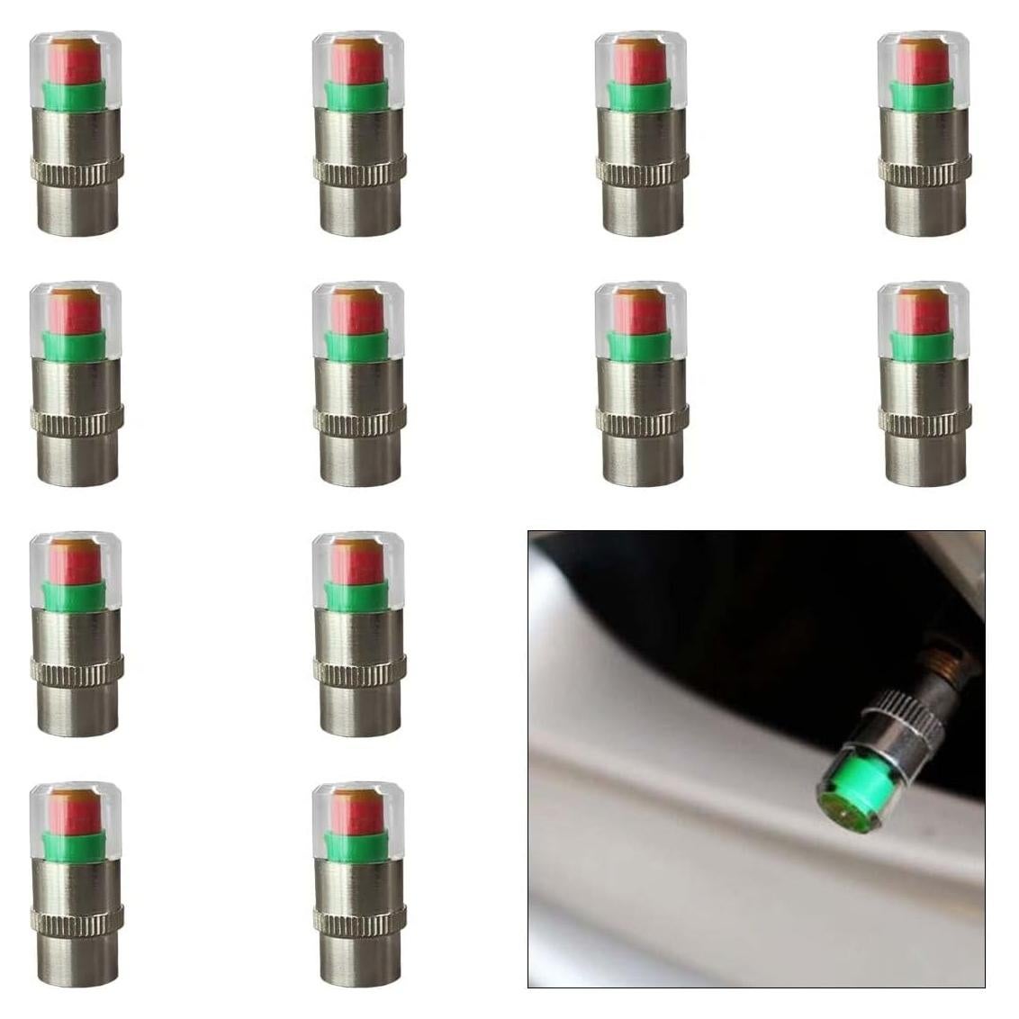 12 Tapones de Válvula de Monitor de Presión LHDOS 2.4Bar