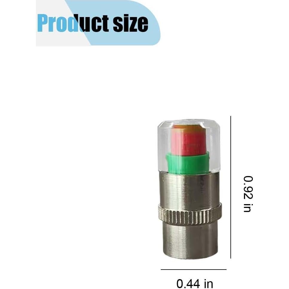 12 Tapones de Válvula de Monitor de Presión LHDOS 2.4Bar