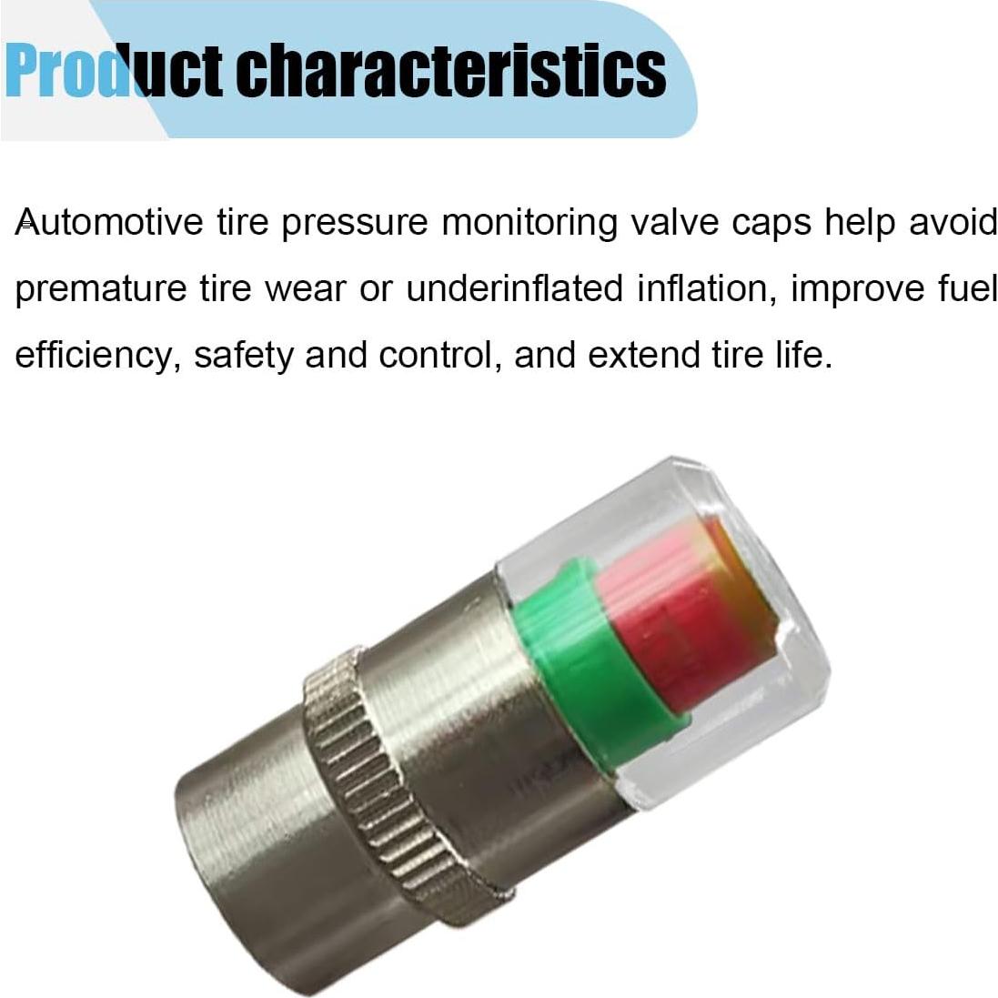 12 Tapones de Válvula de Monitor de Presión LHDOS 2.4Bar