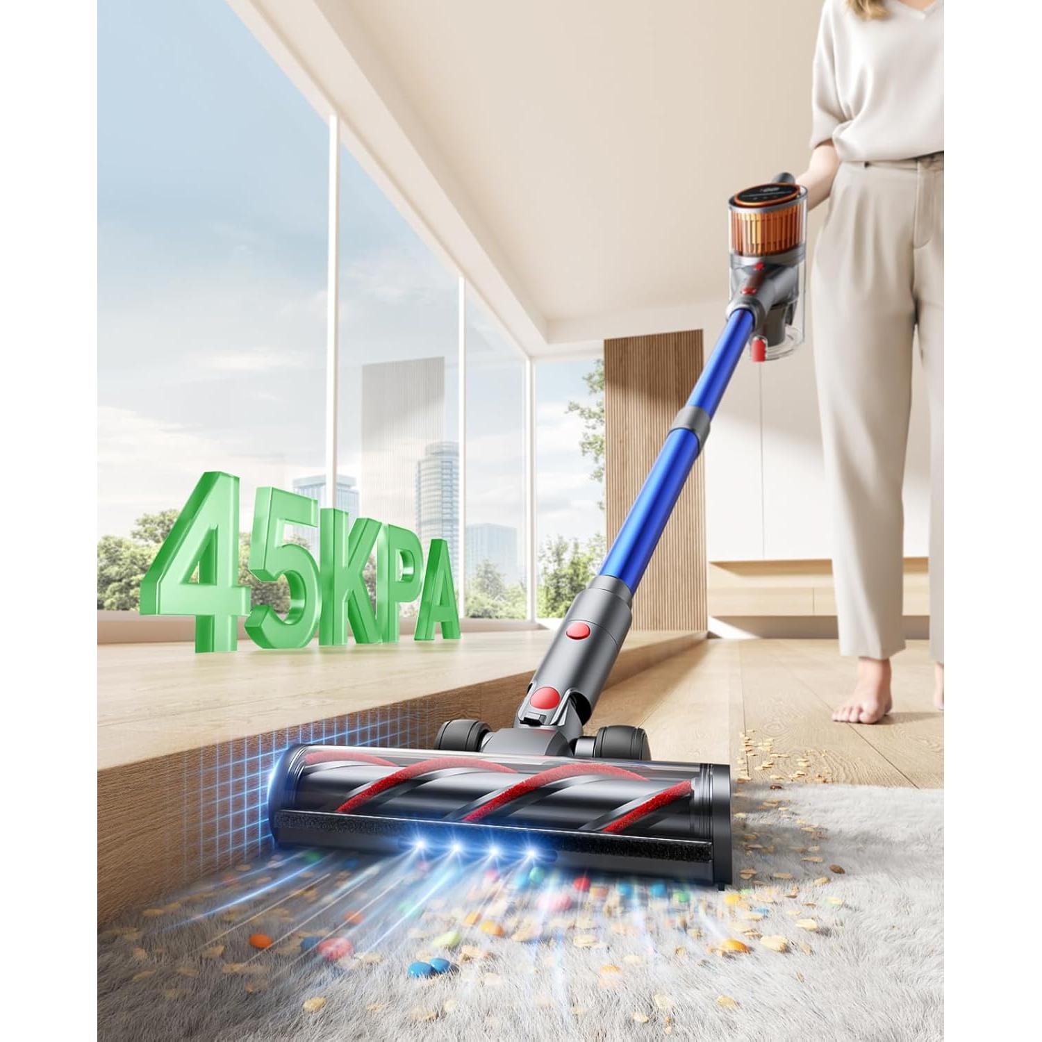 Aspiradora Inalámbrica SunSare US-X9 550W 60min Autoportante